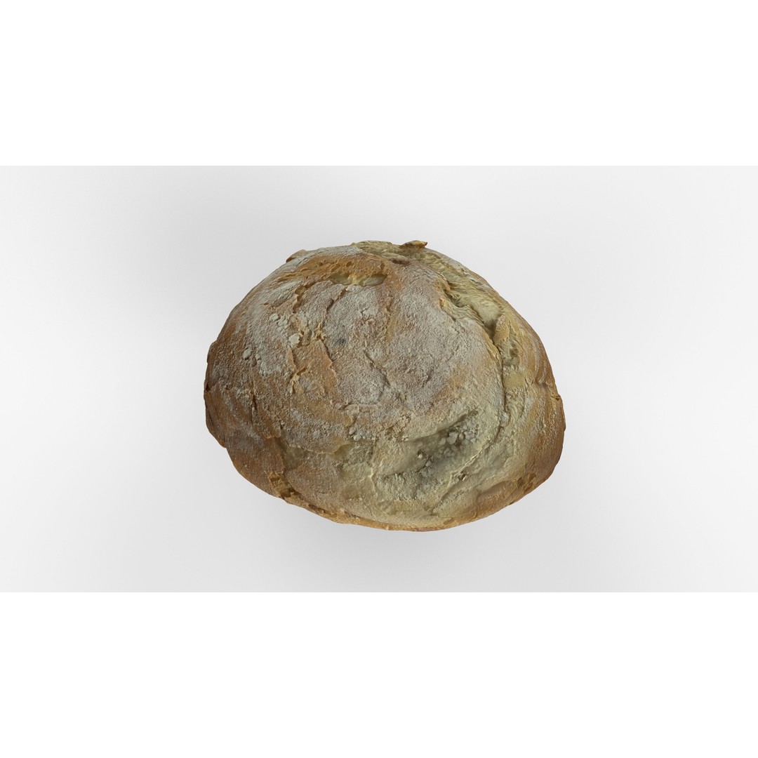 Photorealistic Bread 3D Model – Low Poly Game Asset, FBX & Blender - View 8