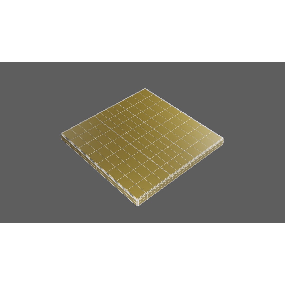 12 in White Paper Pizza Box 3D Model – PBR Textured, Game-Ready Formats - View 18