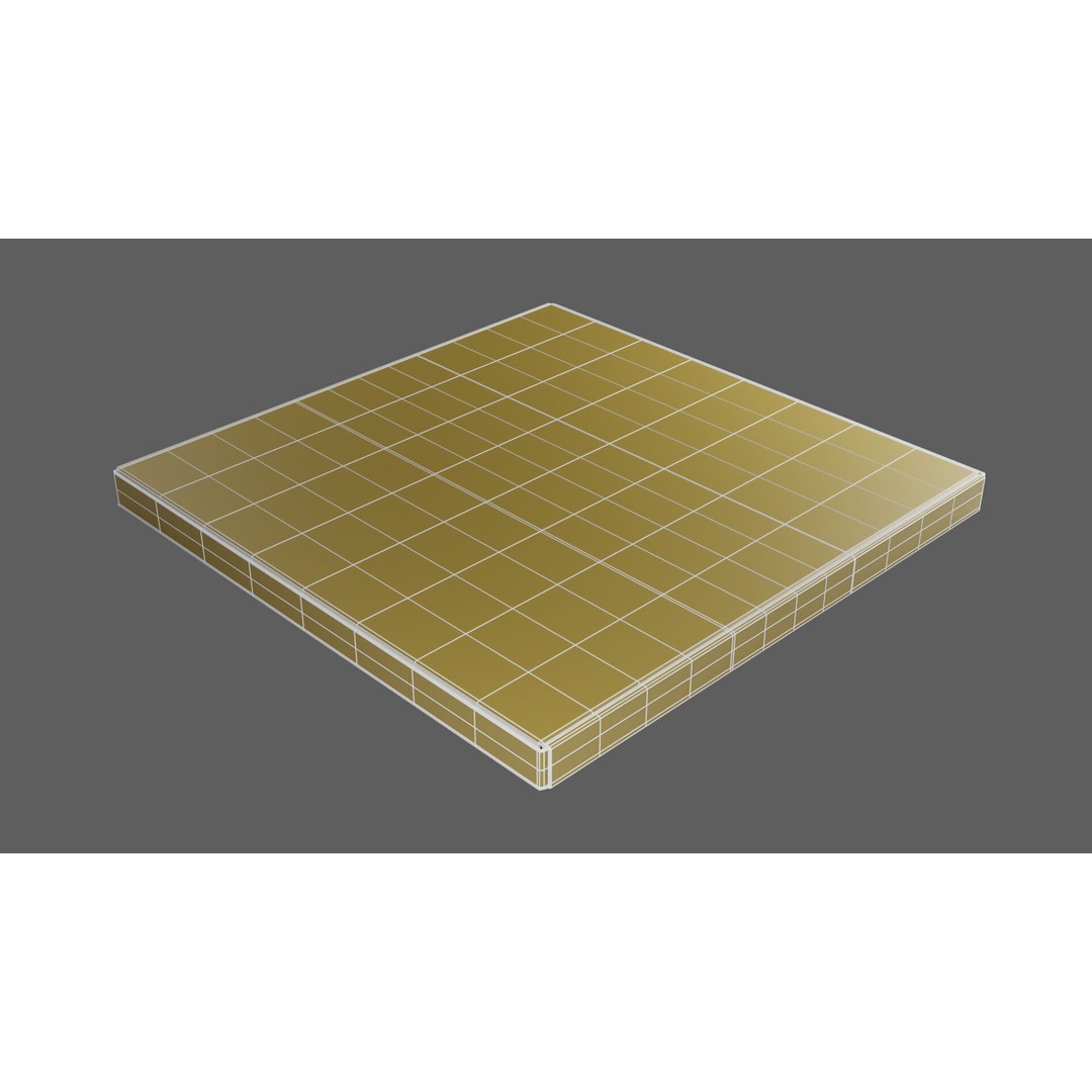 12 in White Paper Pizza Box 3D Model – PBR Textured, Game-Ready Formats - View 19