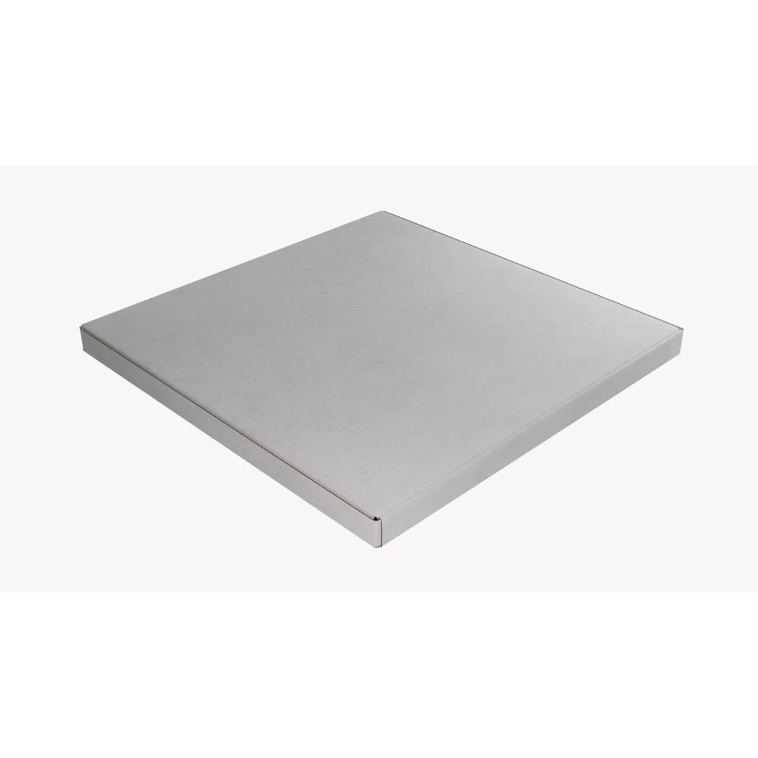 12 in White Paper Pizza Box 3D Model – PBR Textured, Game-Ready Formats - View 2