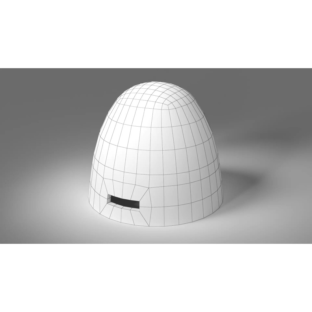 Skep Beehive 3D Model – Low Poly PBR Outdoor Asset, FBX, Blender - View 3