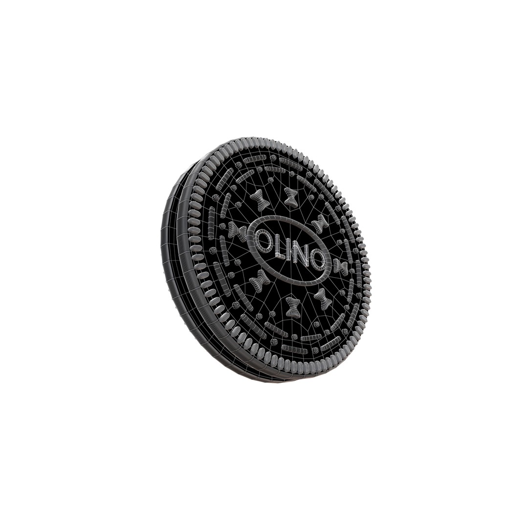 Cookie 3D Model – Low Poly Dessert Asset, FBX & OBJ Formats