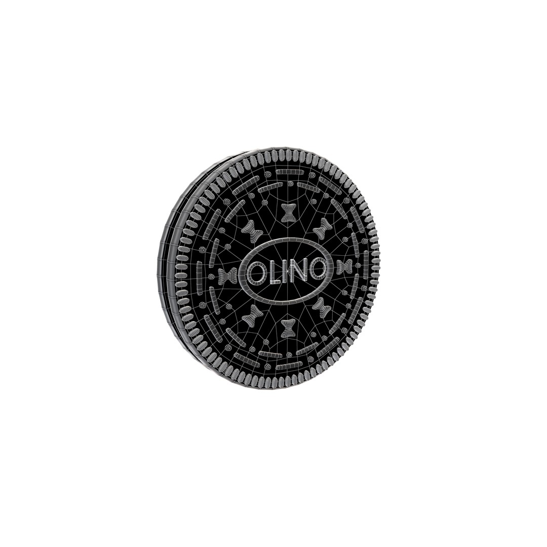 Cookie 3D Model – Low Poly Dessert Asset, FBX & OBJ Formats - View 7