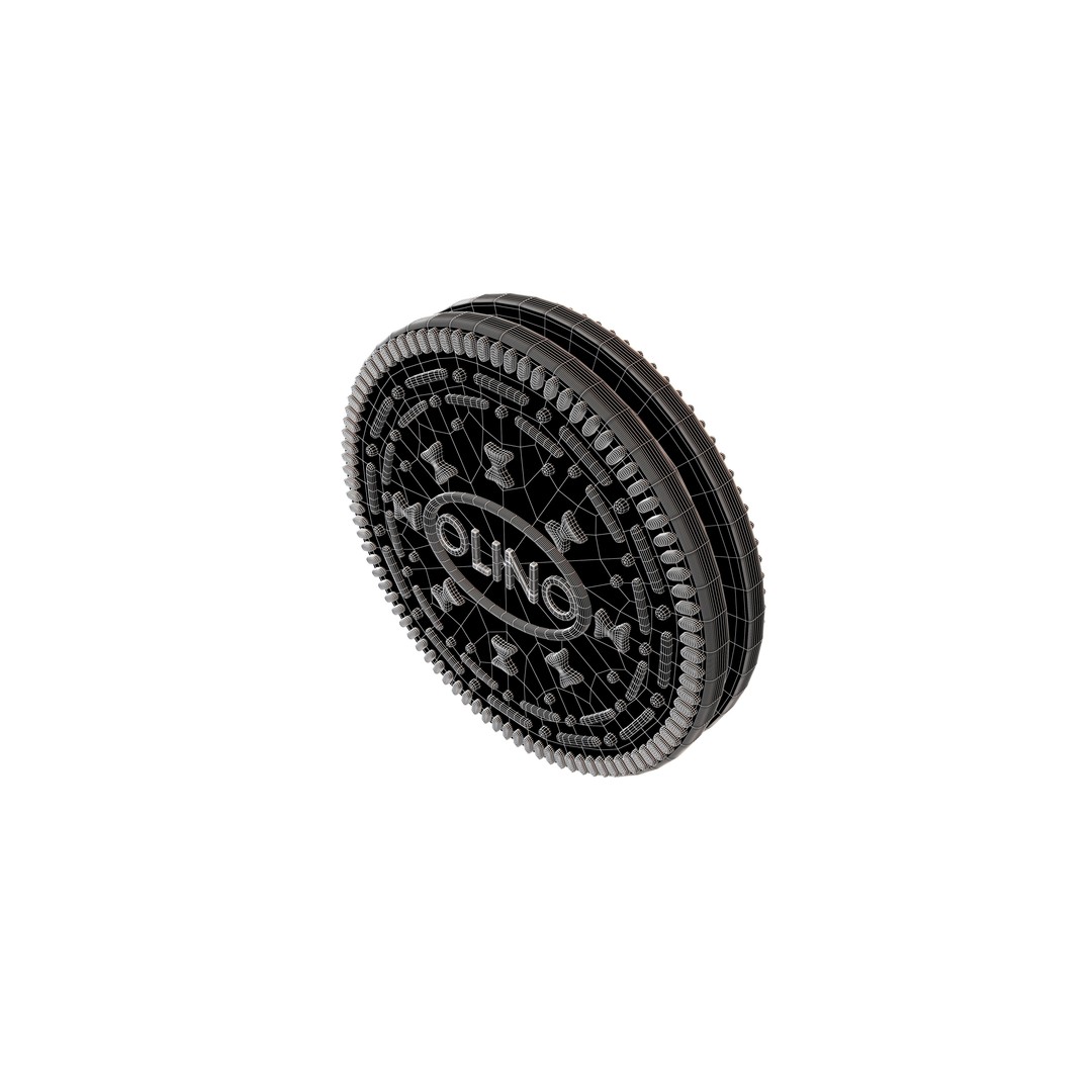 Cookie 3D Model – Low Poly Dessert Asset, FBX & OBJ Formats - View 8