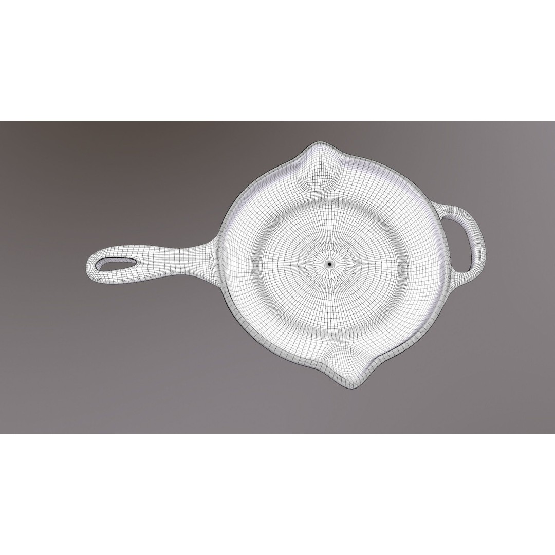 Pan 3D Model – Game Ready Kitchenware with PBR Textures