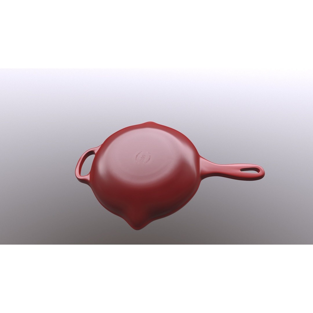 Pan 3D Model – Game Ready Kitchenware with PBR Textures - View 10