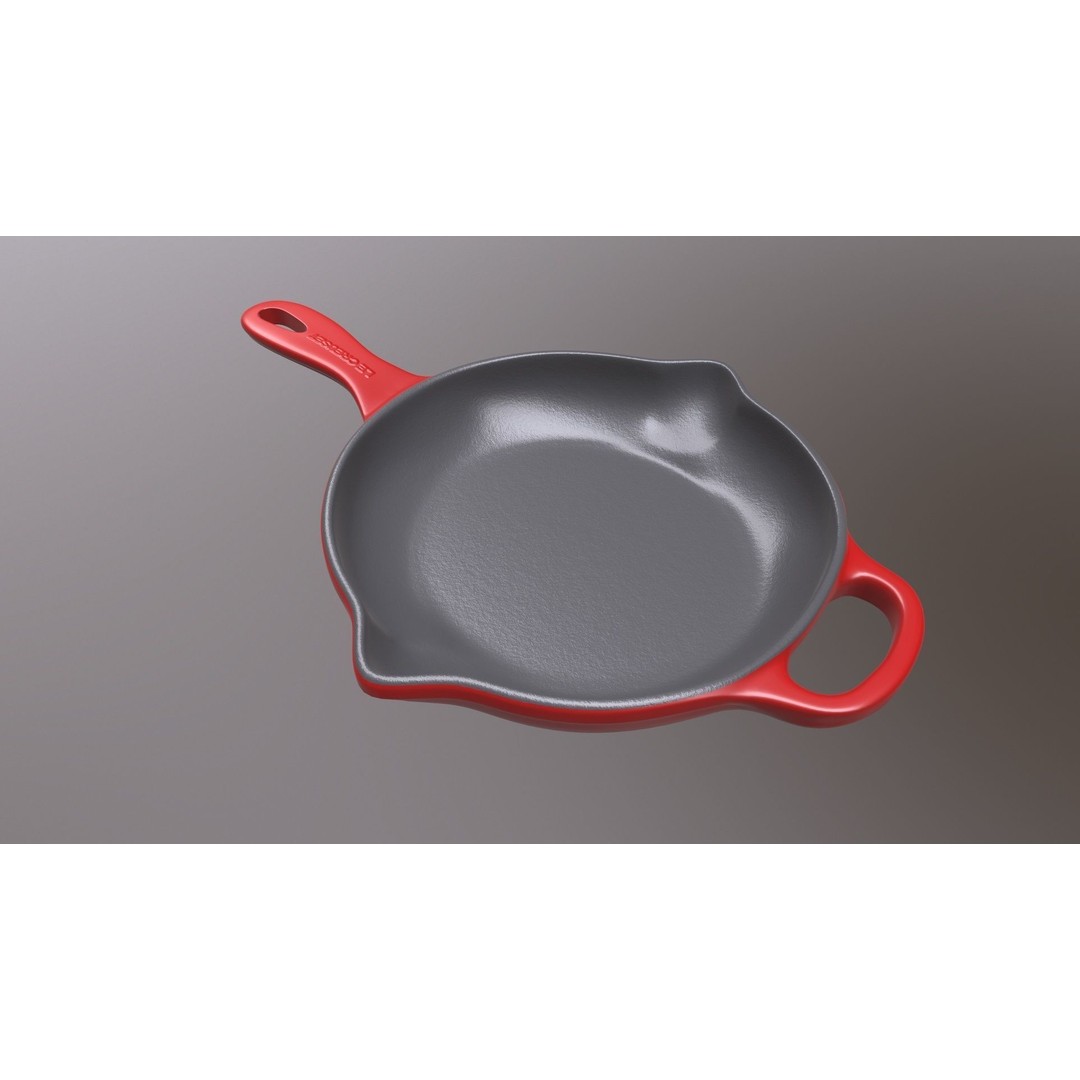 Pan 3D Model – Game Ready Kitchenware with PBR Textures - View 6