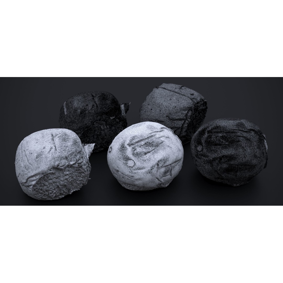 Broach Bread Rolls 3D Model – Low Poly Food Asset, FBX & OBJ