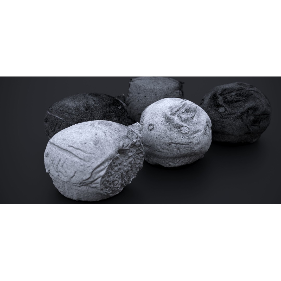 Broach Bread Rolls 3D Model – Low Poly Food Asset, FBX & OBJ - View 17