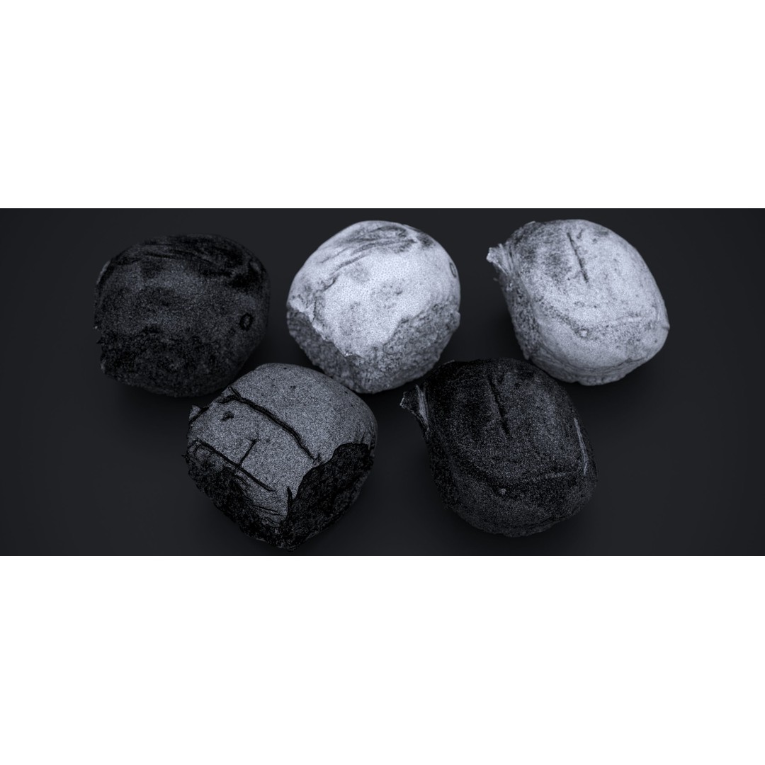 Broach Bread Rolls 3D Model – Low Poly Food Asset, FBX & OBJ - View 22