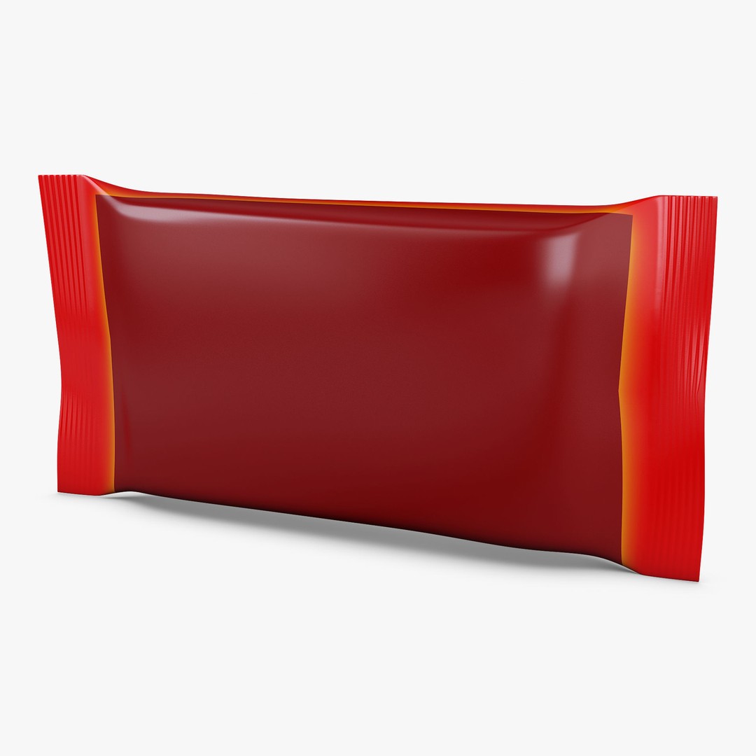 Chocolate Packaging 3D Model – Simple Design, PBR Textures, FBX & OBJ - View 5