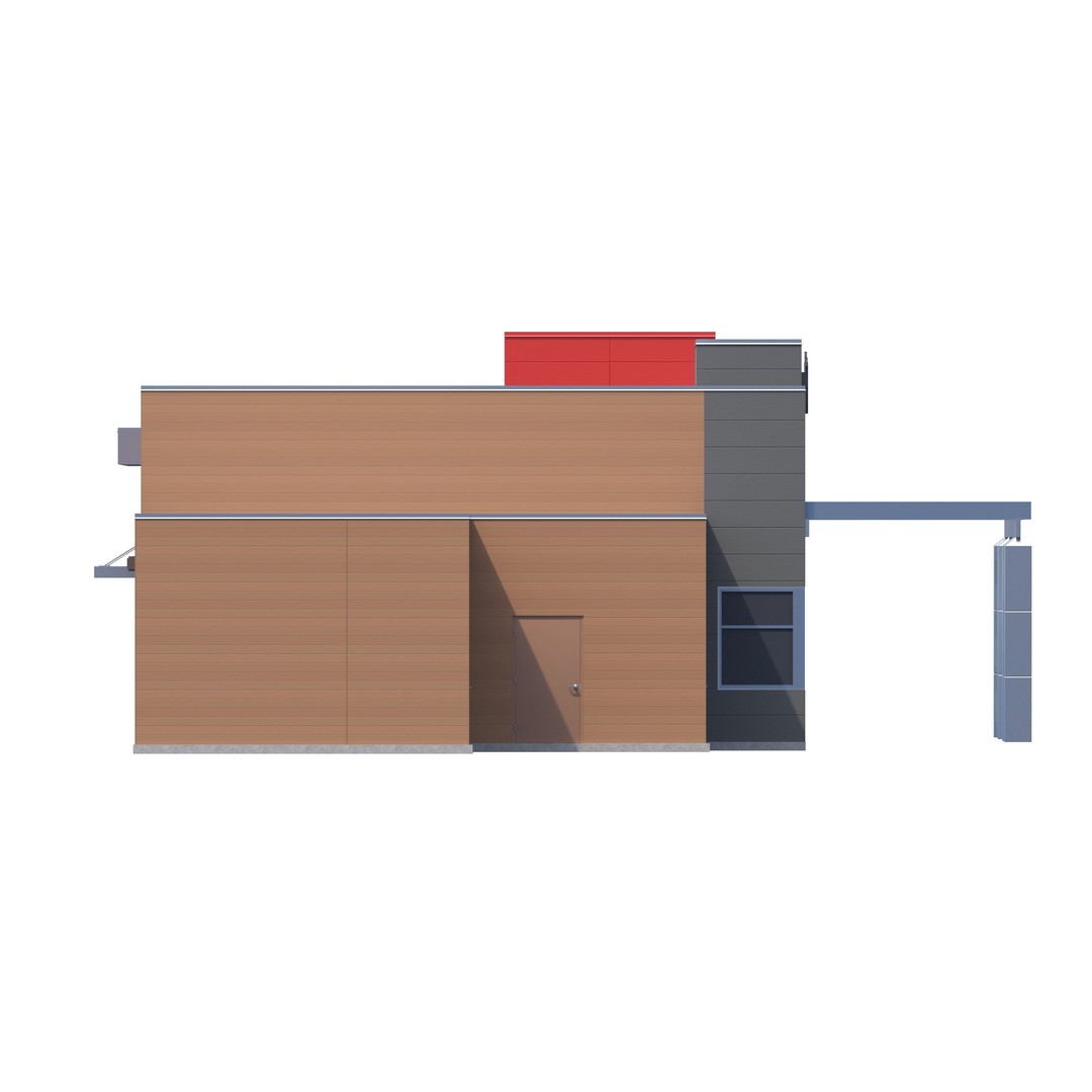 Wendy's 3D Model – High Detail Exterior Restaurant Asset, FBX - View 11