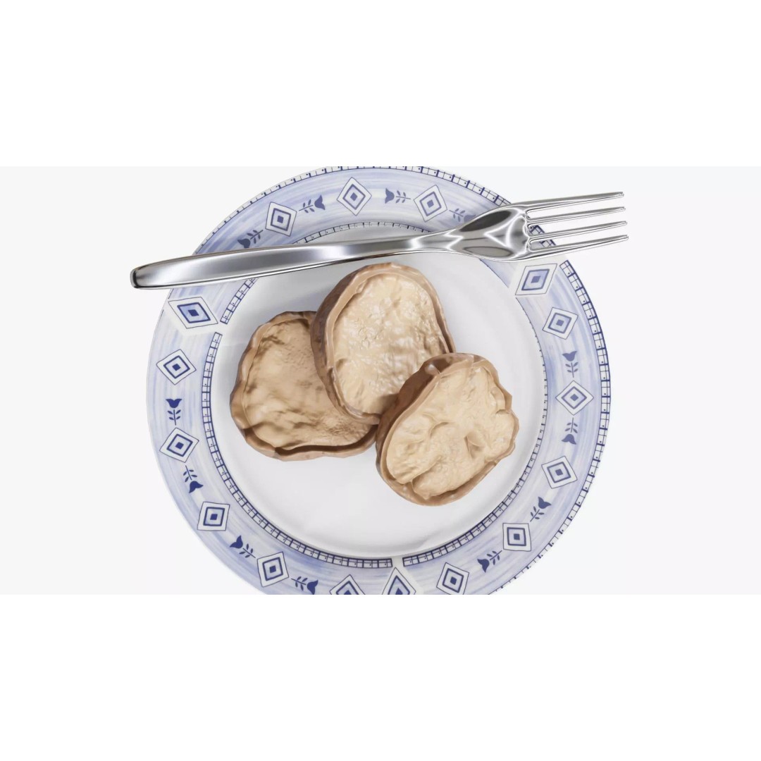Seitan 3D Model – High Poly PBR Textured Asset, Blender/FBX/OBJ - View 9
