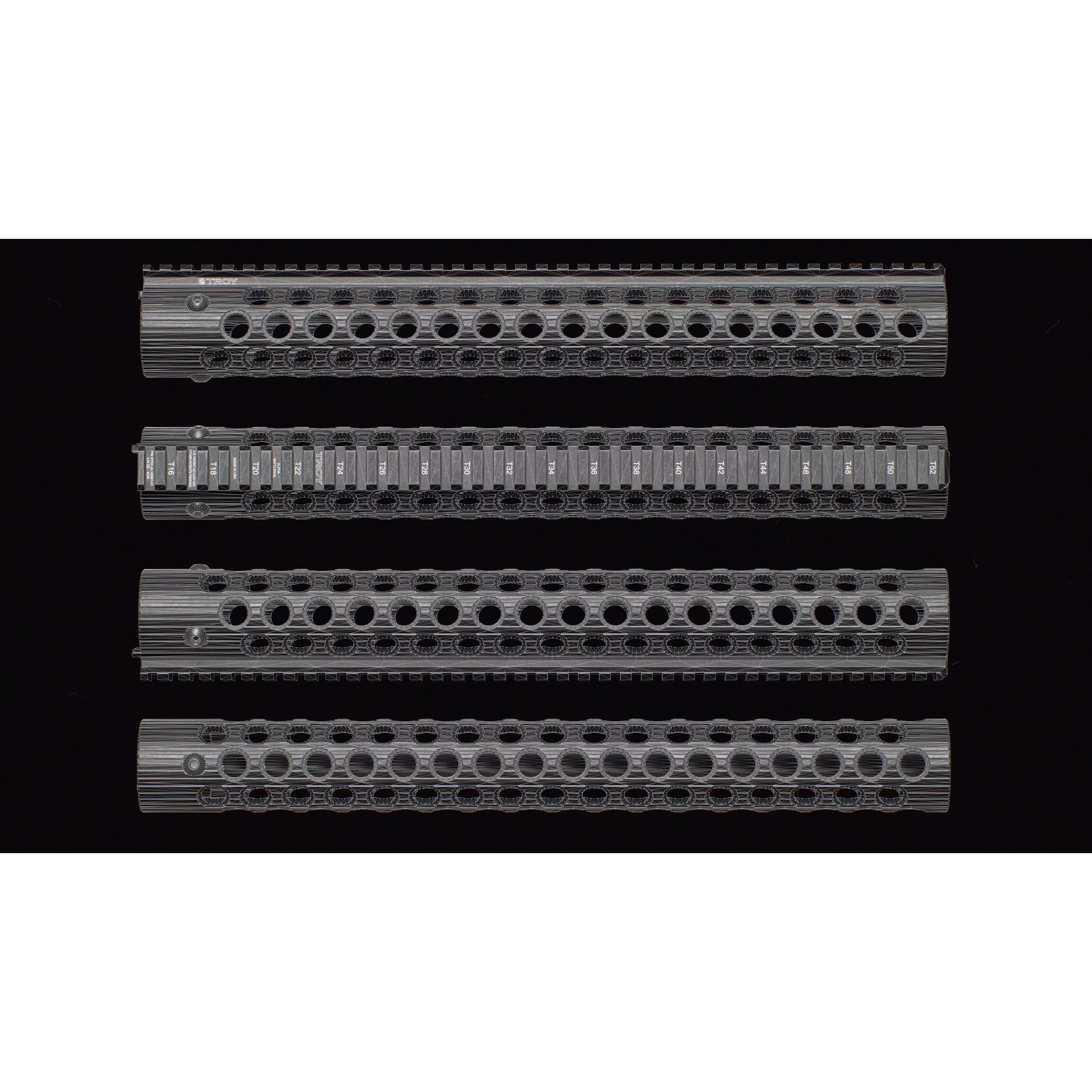Alpha BattleRail Handguards - Low-Poly Game-Ready 3D Model - View 24