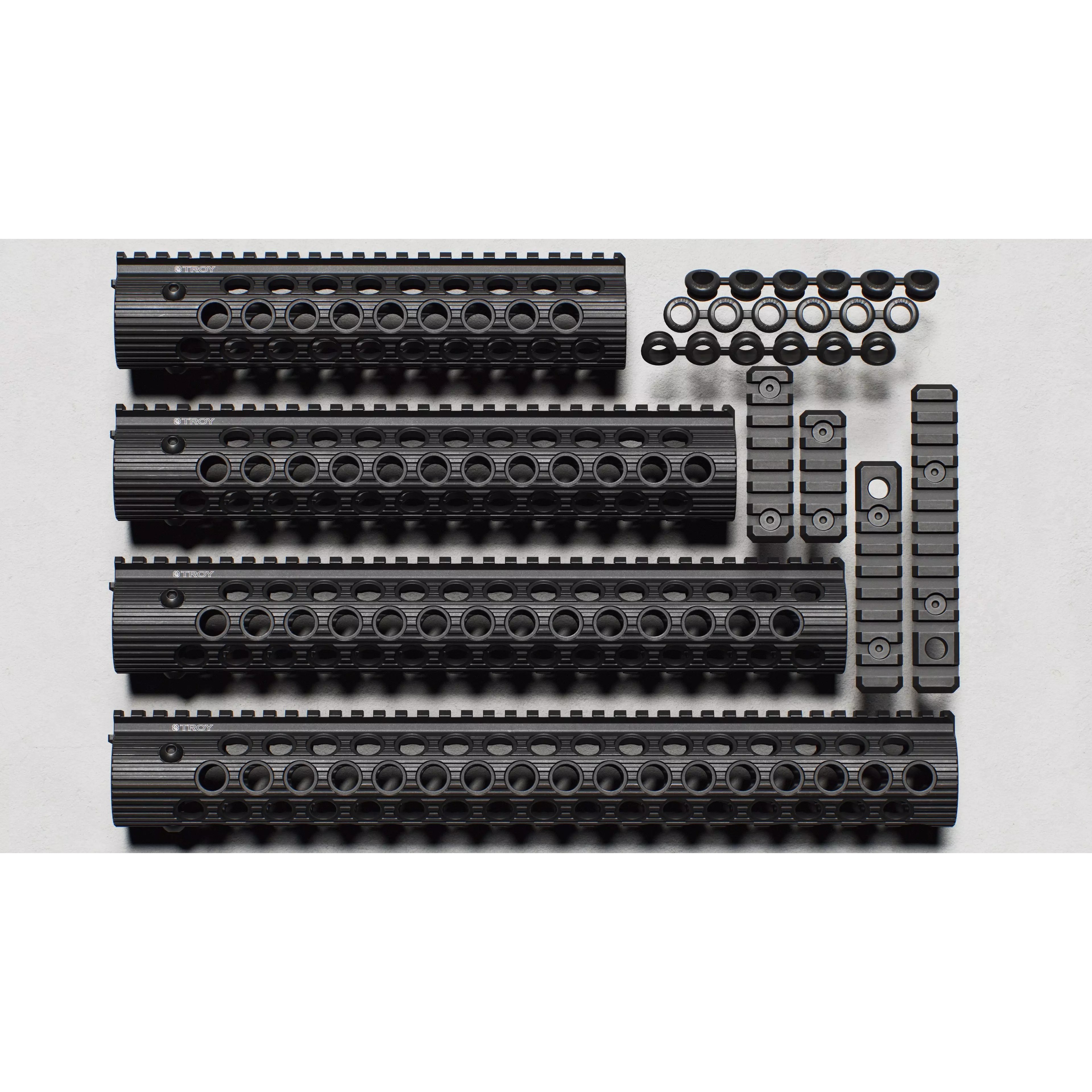 Alpha BattleRail Handguards - Low-Poly Game-Ready 3D Model - View 3