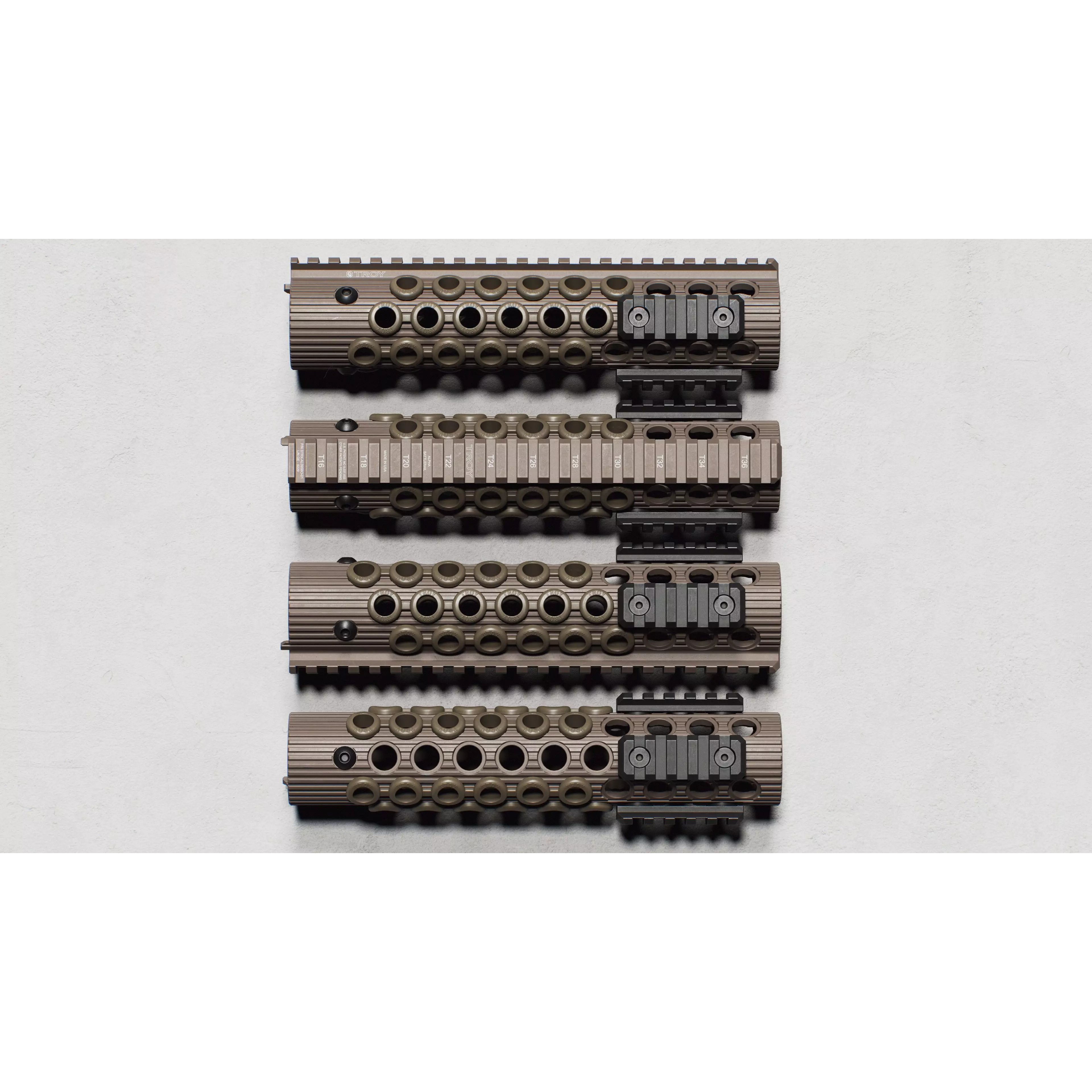 Alpha BattleRail Handguards - Low-Poly Game-Ready 3D Model - View 4