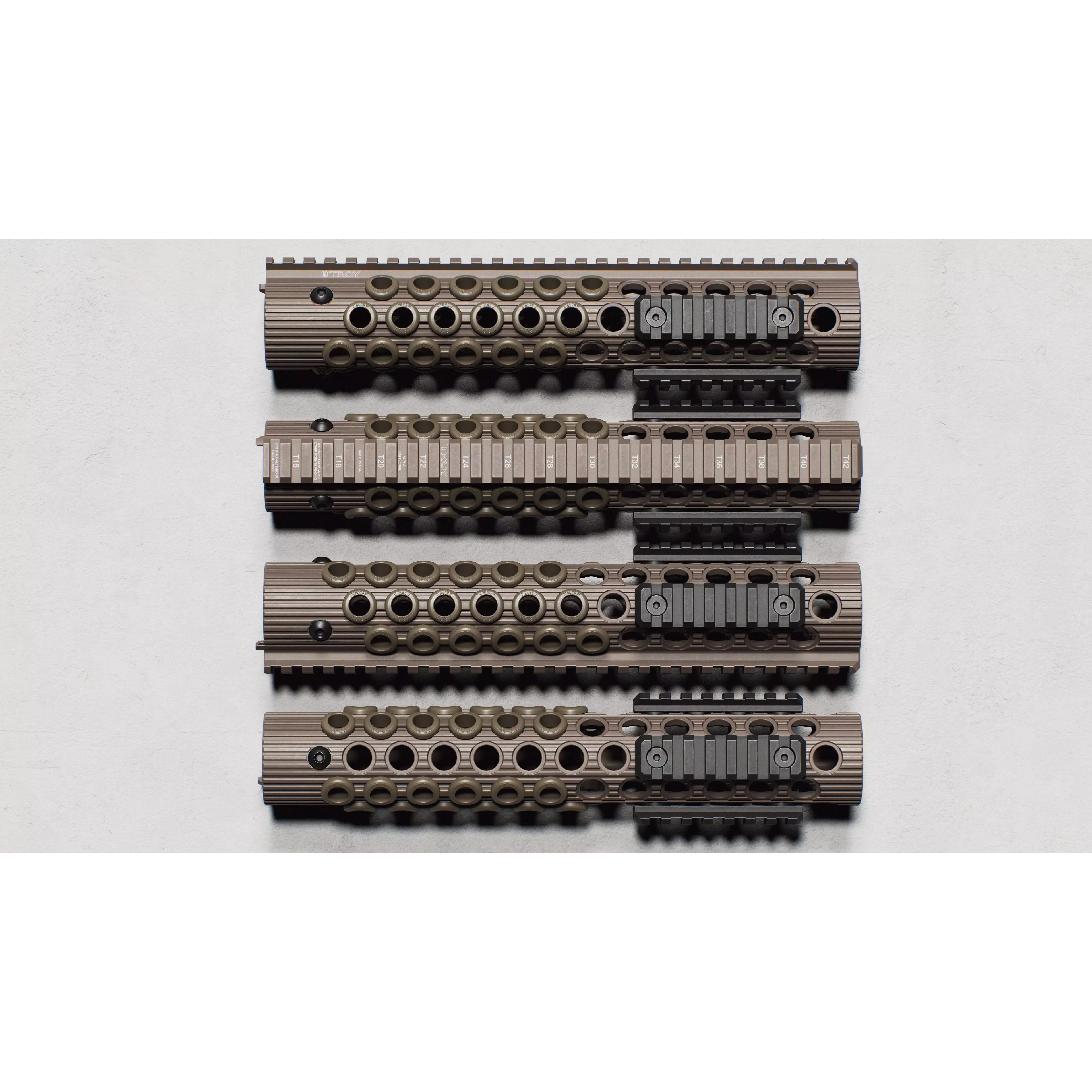 Alpha BattleRail Handguards - Low-Poly Game-Ready 3D Model - View 5