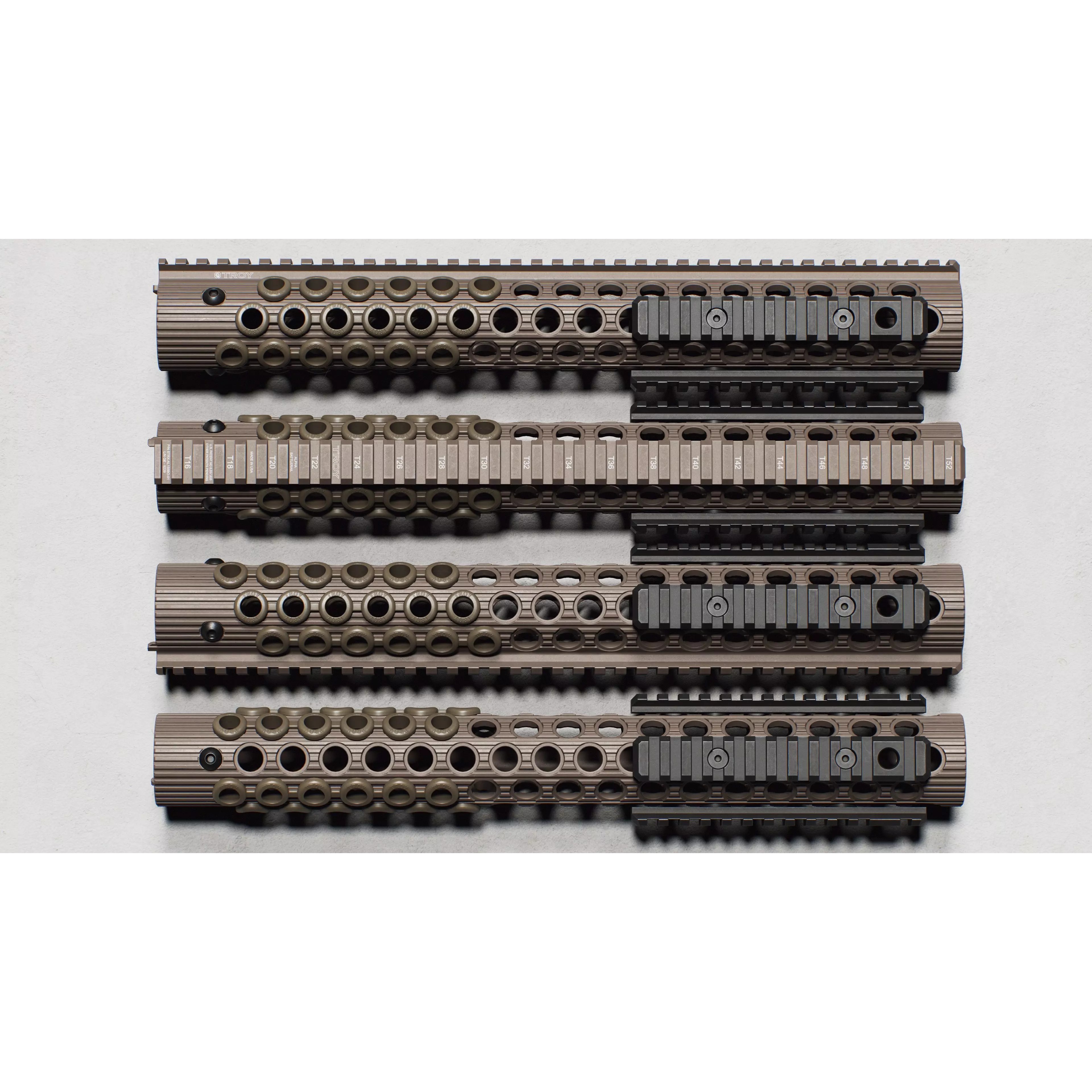 Alpha BattleRail Handguards - Low-Poly Game-Ready 3D Model - View 7