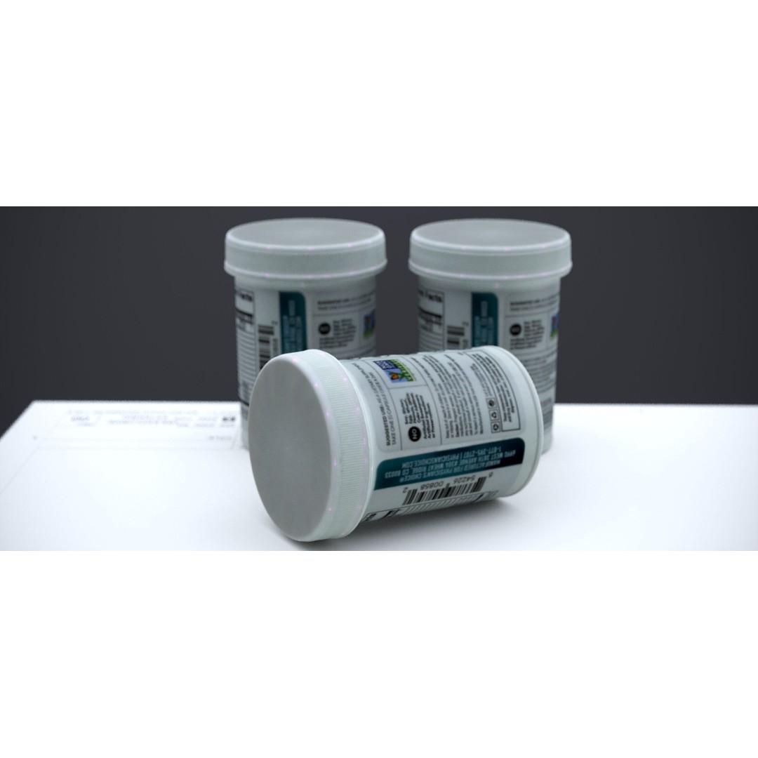 Supplement Container 3D Model – Standard Design, FBX & OBJ Formats - View 8