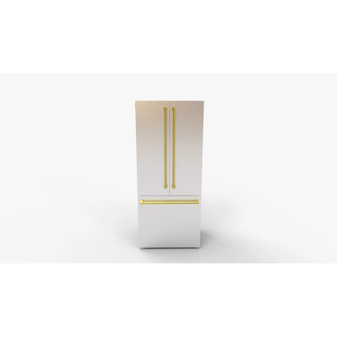 ZLINE Autograph Refrigerator 3D Model – High Poly PBR Asset, FBX/OBJ/Blender - View 11