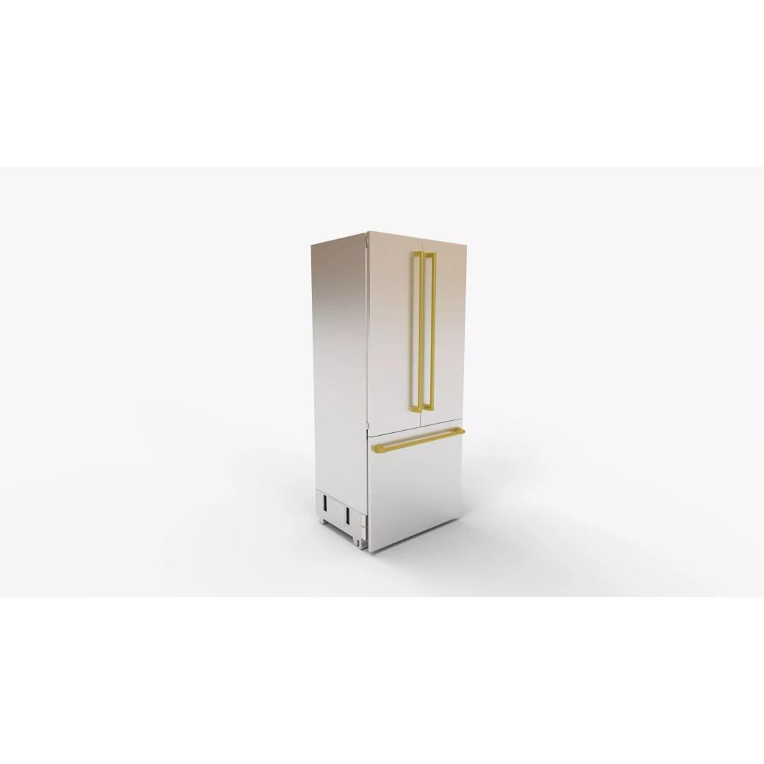 ZLINE Autograph Refrigerator 3D Model – High Poly PBR Asset, FBX/OBJ/Blender - View 2