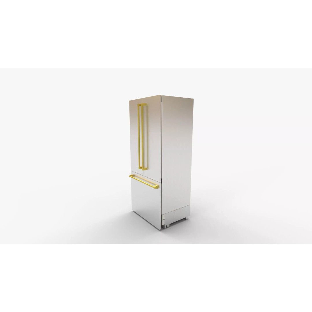 ZLINE Autograph Refrigerator 3D Model – High Poly PBR Asset, FBX/OBJ/Blender - View 8