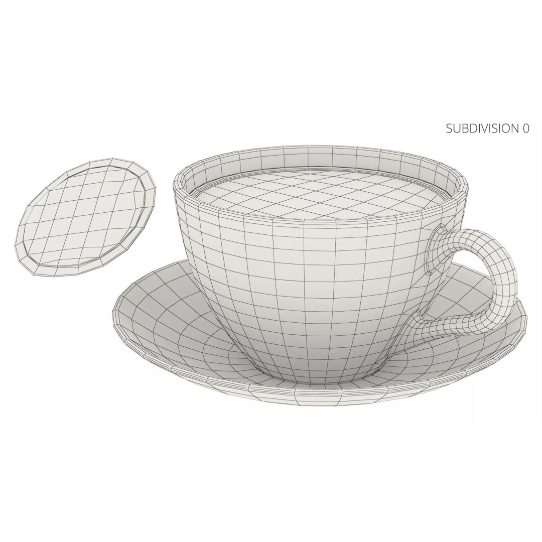 Brewed Tea Bag in Glass Mug 3D Model – High-Quality PBR Beverage Asset, FBX - View 11