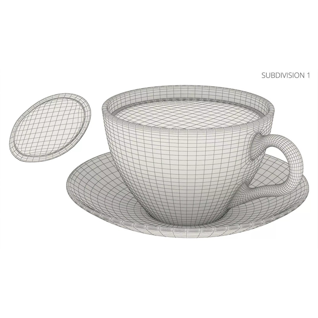 Brewed Tea Bag in Glass Mug 3D Model – High-Quality PBR Beverage Asset, FBX - View 12