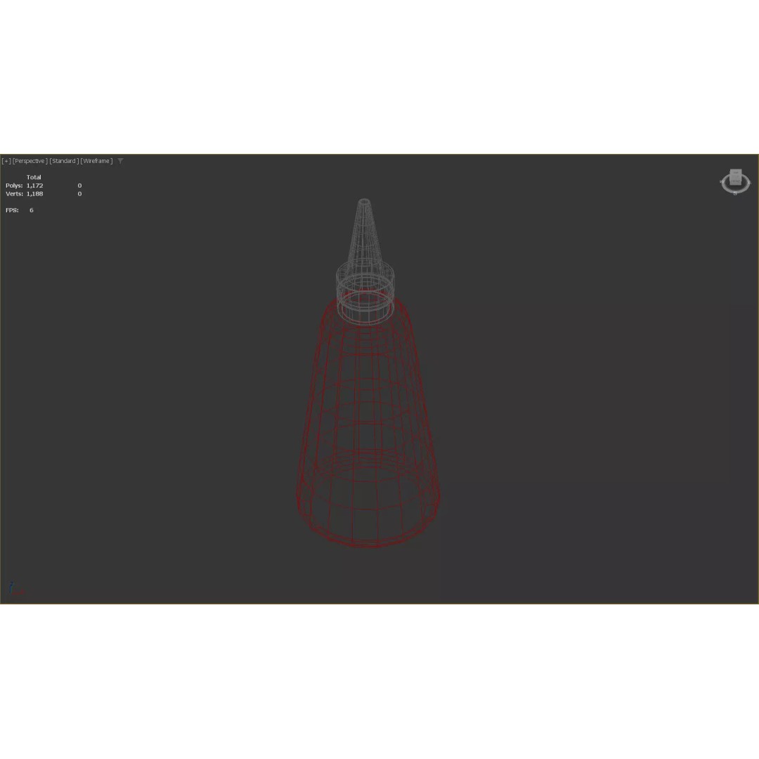 Stylized Tomato Ketchup Bottle 3D Model – Low Poly Game Asset, FBX