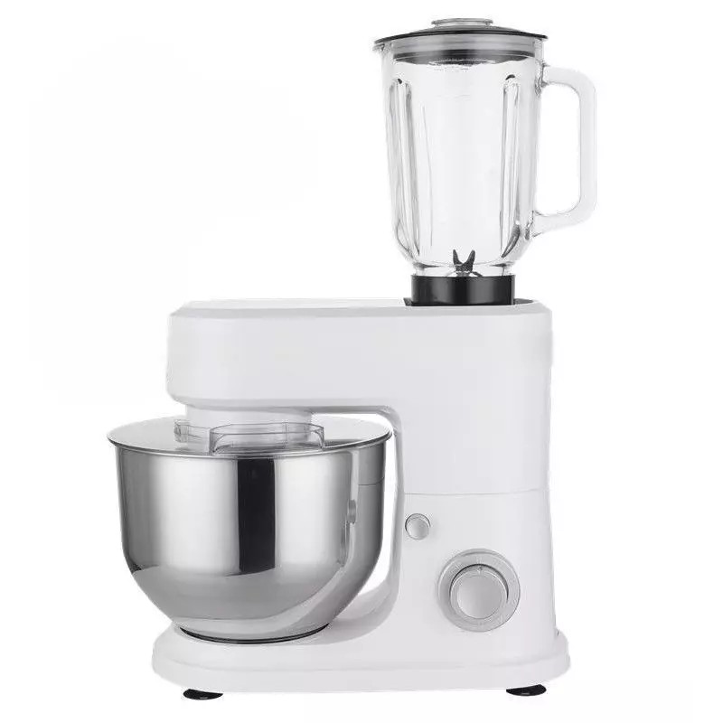 Kitchen Mixer 3D Model – Detailed CAD Appliance with Blender Attachment - View 5