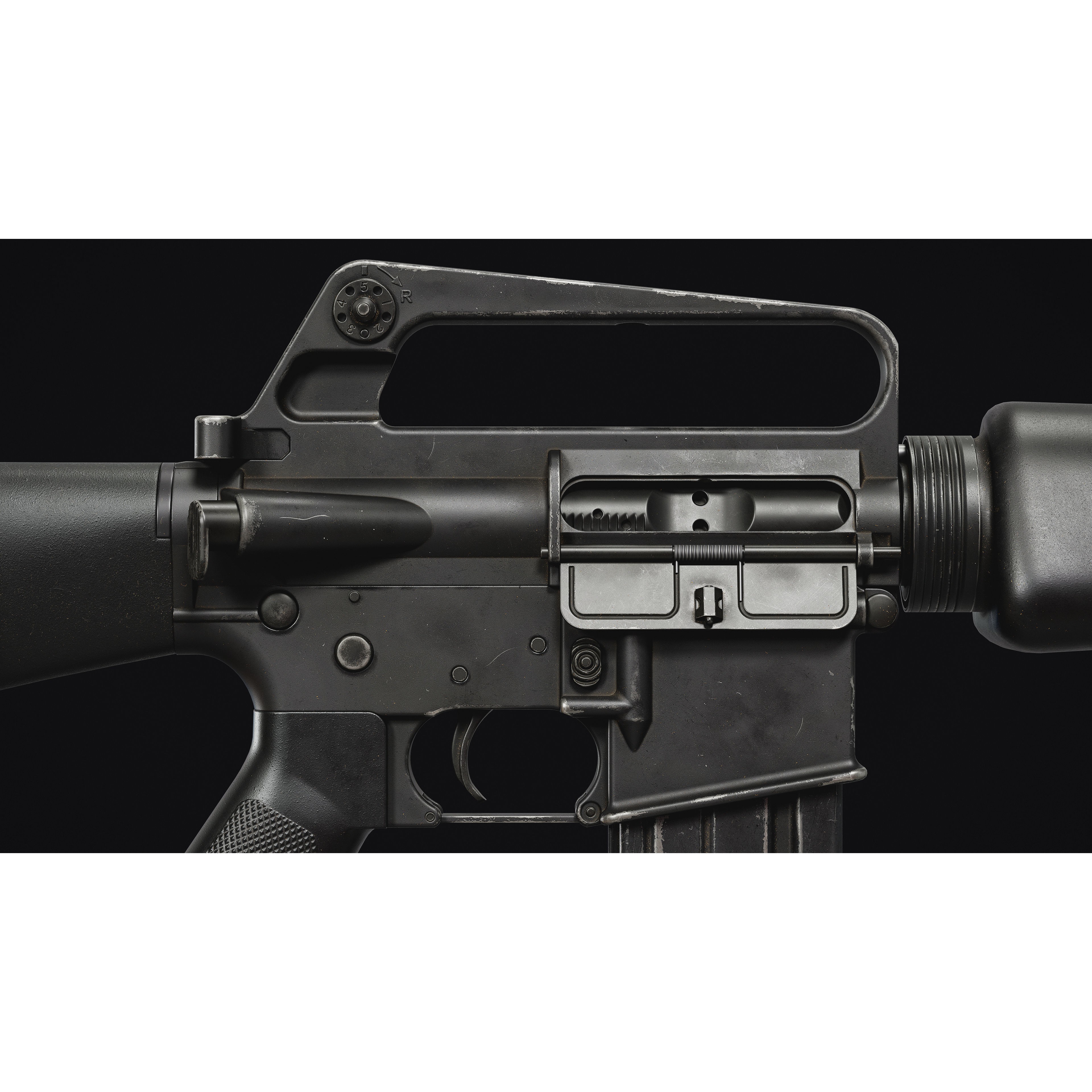 M16 - M203 Grenade Launcher - Low-Poly Game-Ready 3D Model - View 14