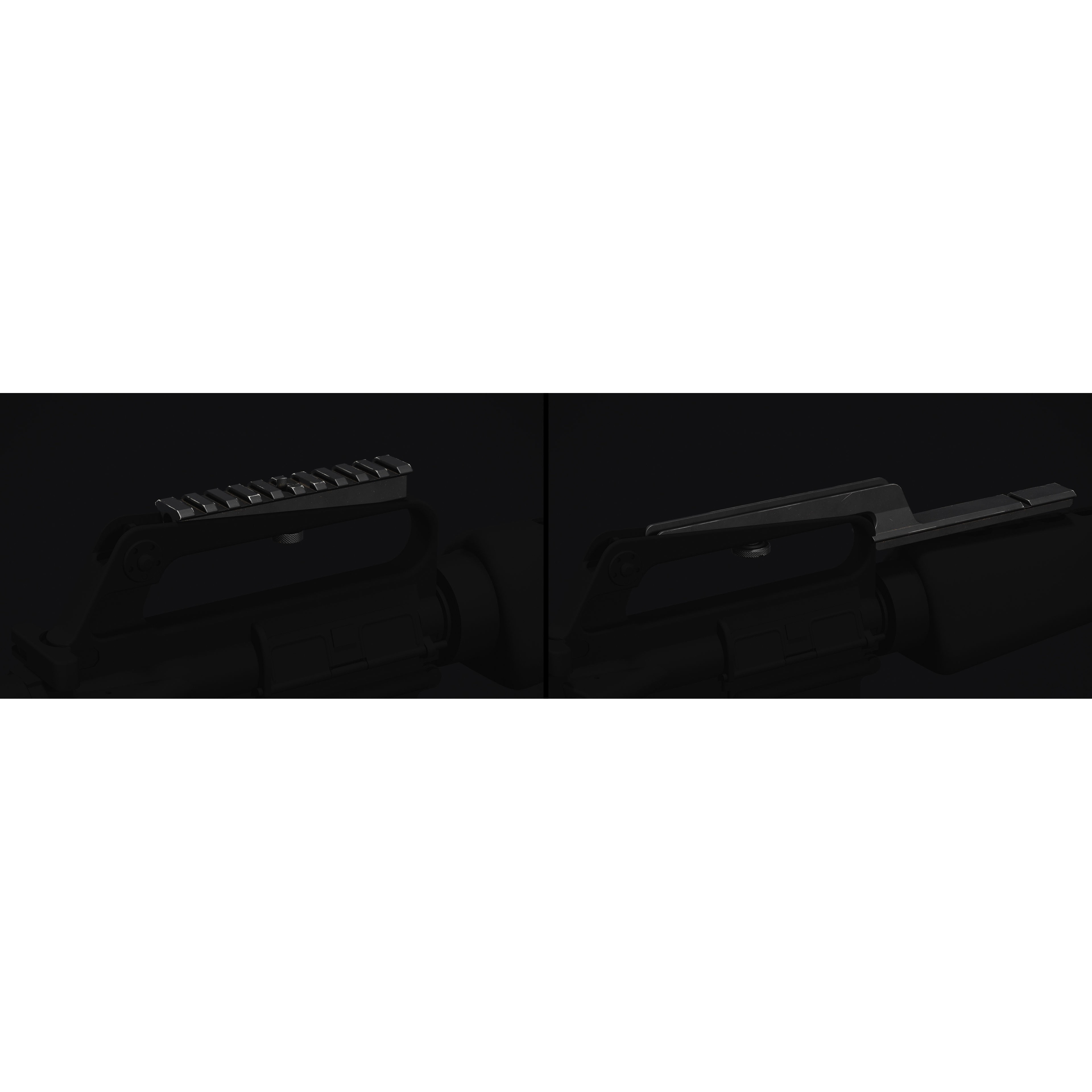 M16 - M203 Grenade Launcher - Low-Poly Game-Ready 3D Model - View 18