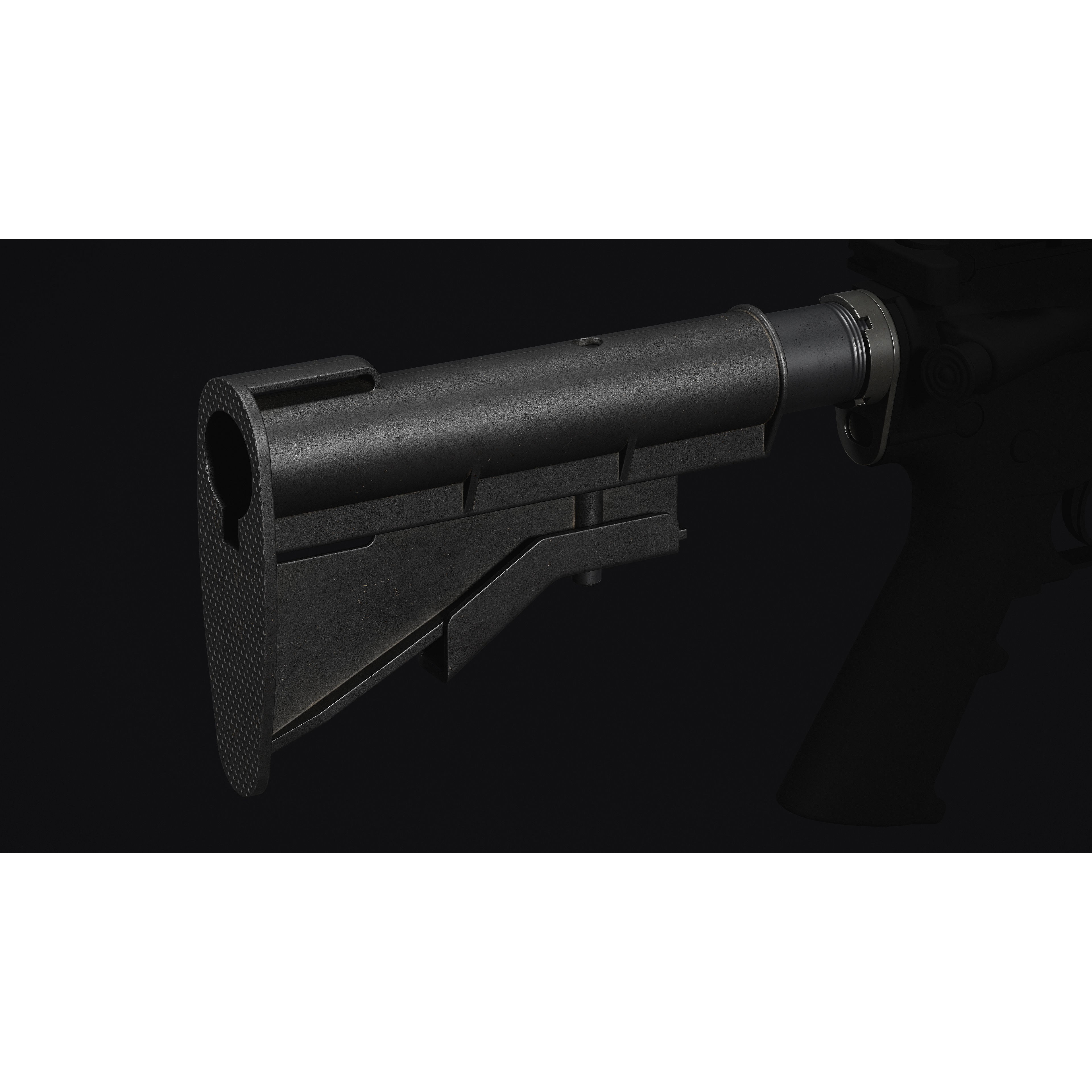 M16 - M203 Grenade Launcher - Low-Poly Game-Ready 3D Model - View 19