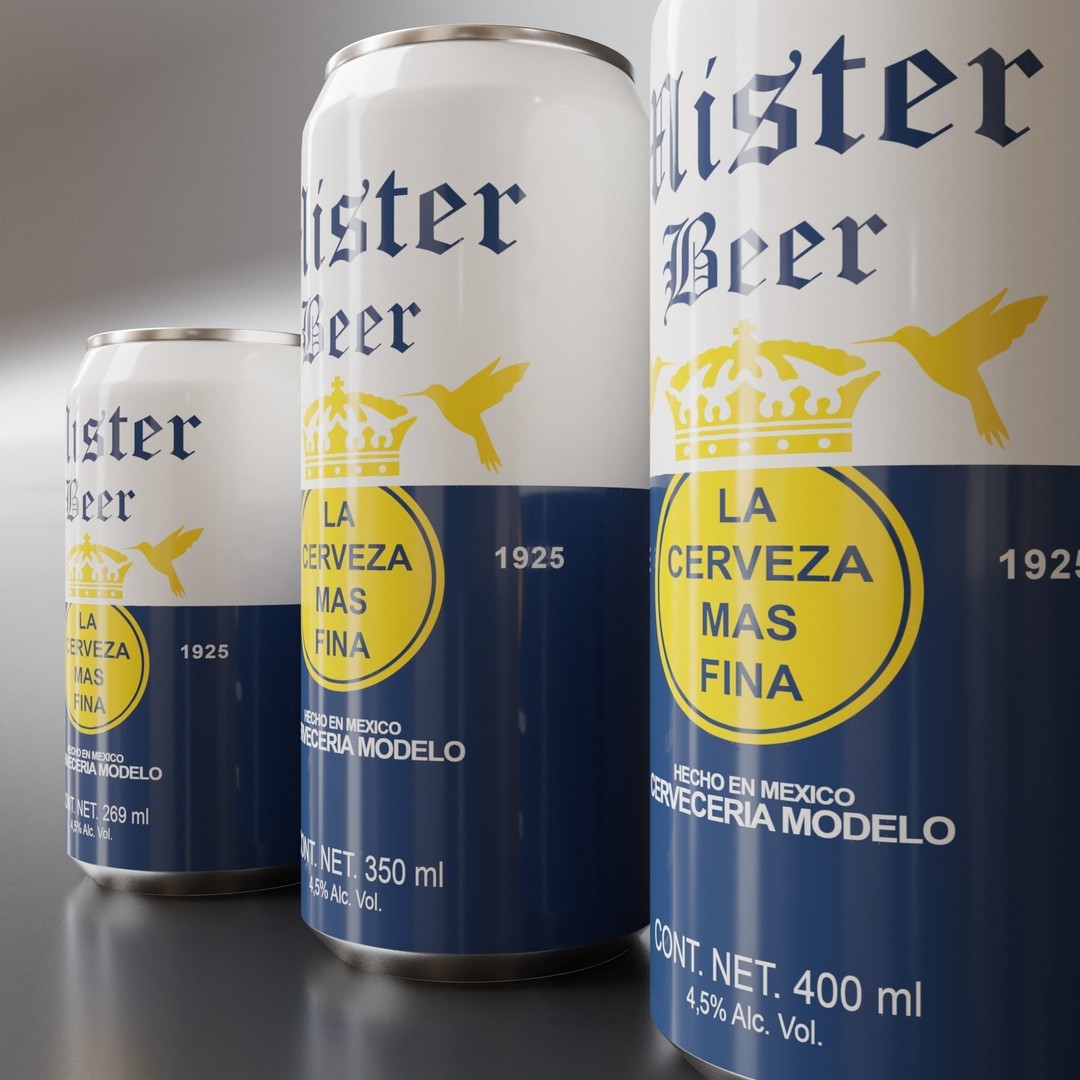 Mister Beer Can 3D Model – PBR Pack, Blender, FBX, OBJ - View 7