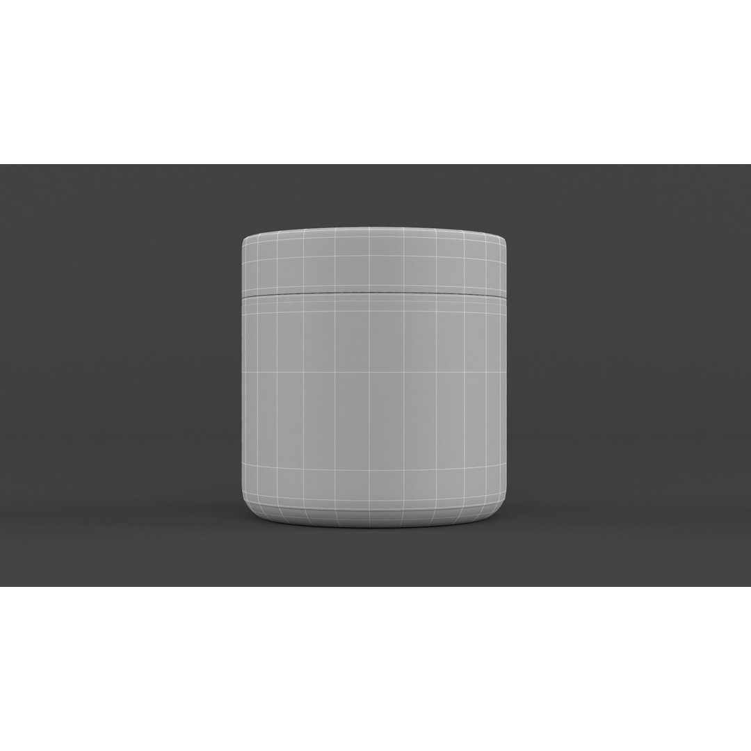 Protein Powder 3D Model – High Poly Game Asset, FBX, PBR Textures