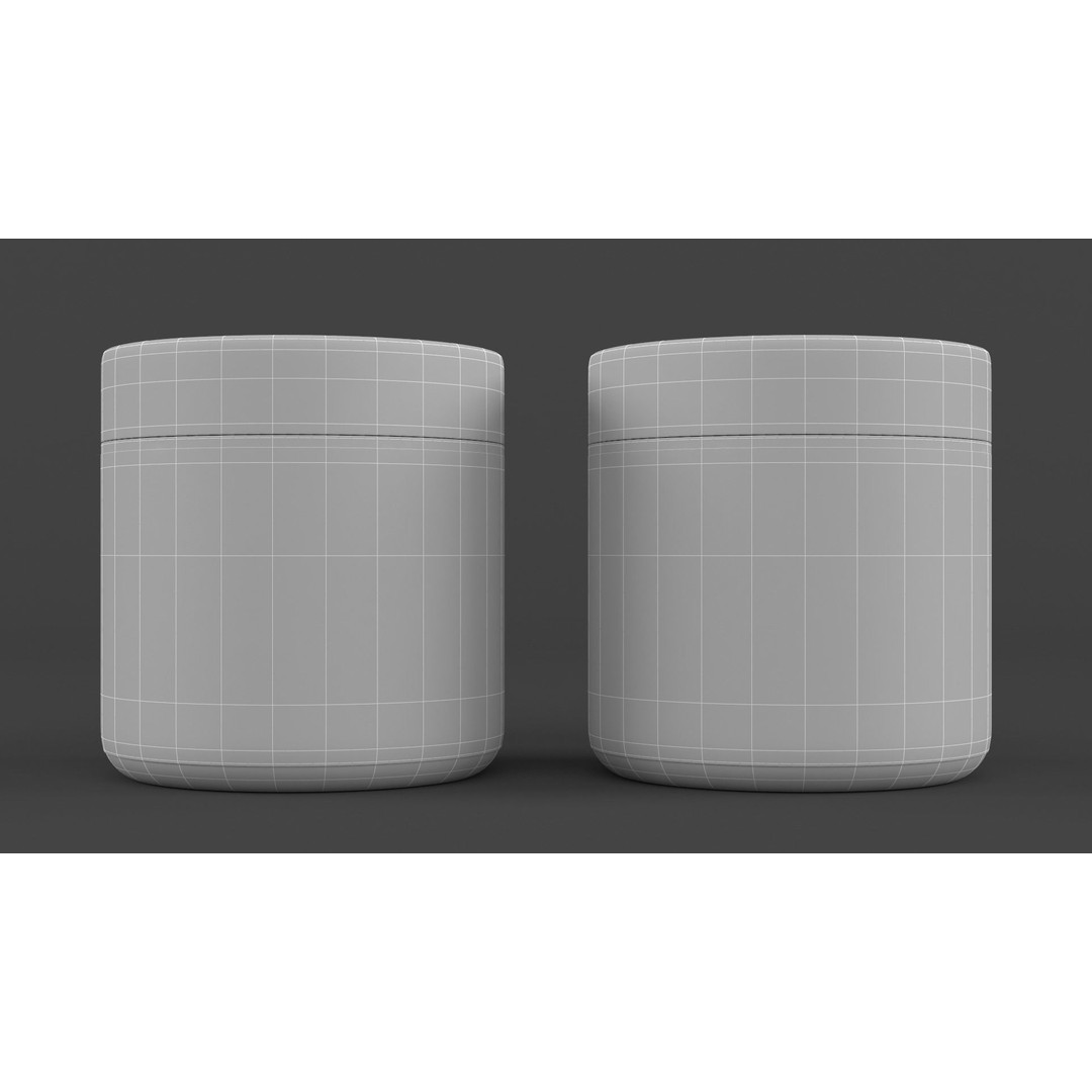 Protein Powder 3D Model – High Poly Game Asset, FBX, PBR Textures - View 9