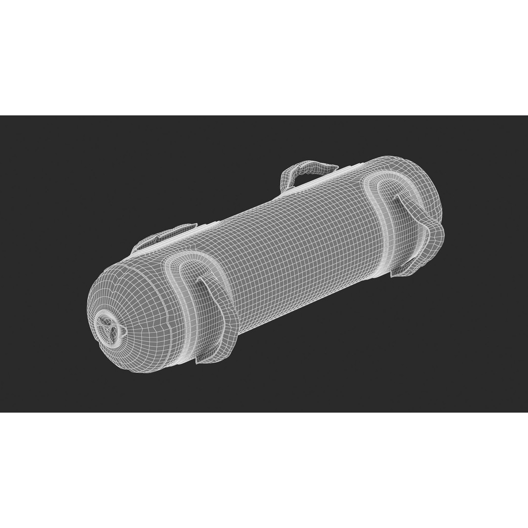Aqua Bag 3D Model – Realistic Fitness Equipment, PBR Textures, FBX - View 13
