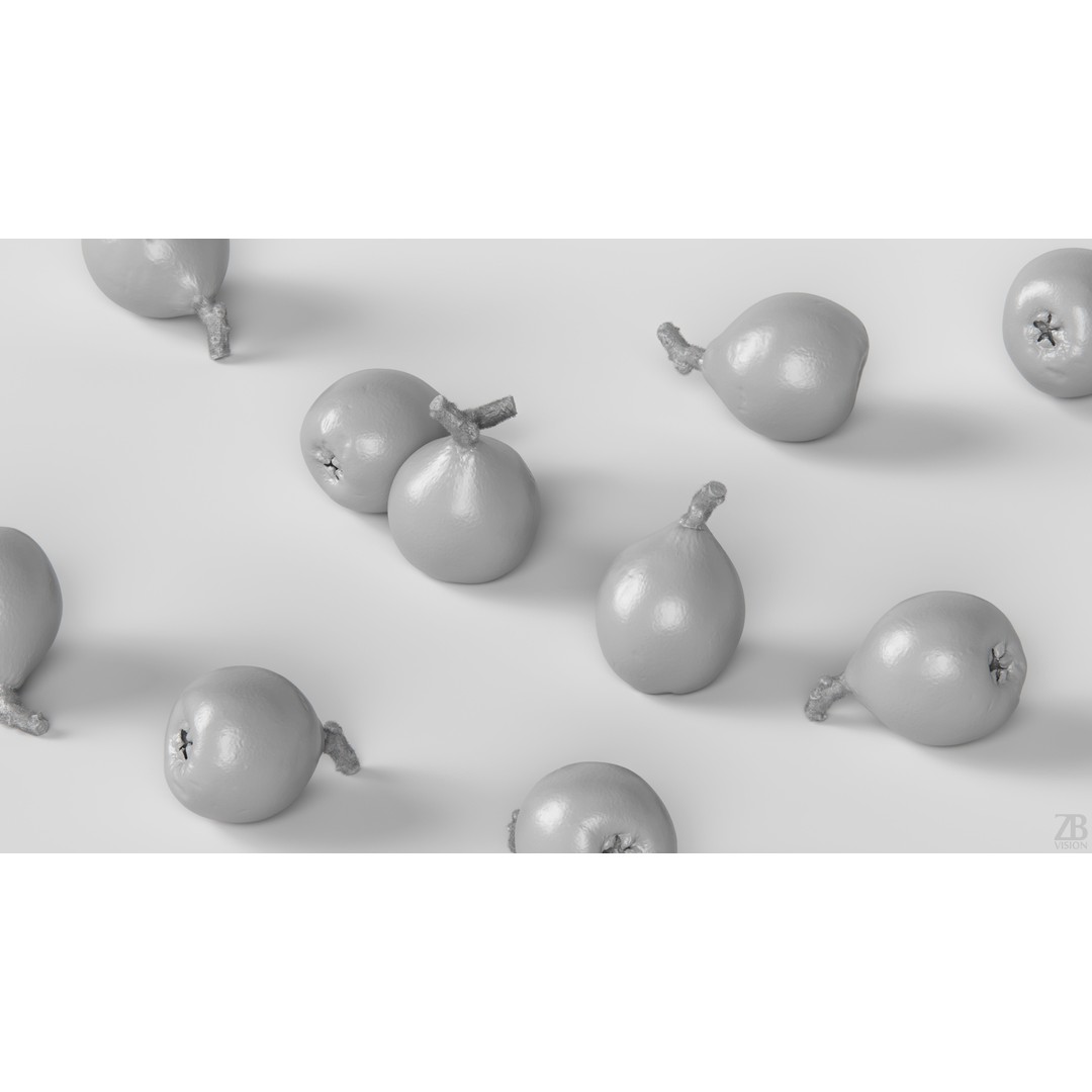 Loquat 3D Model – High Poly Photogrammetry Fruit Asset, FBX, OBJ - View 5