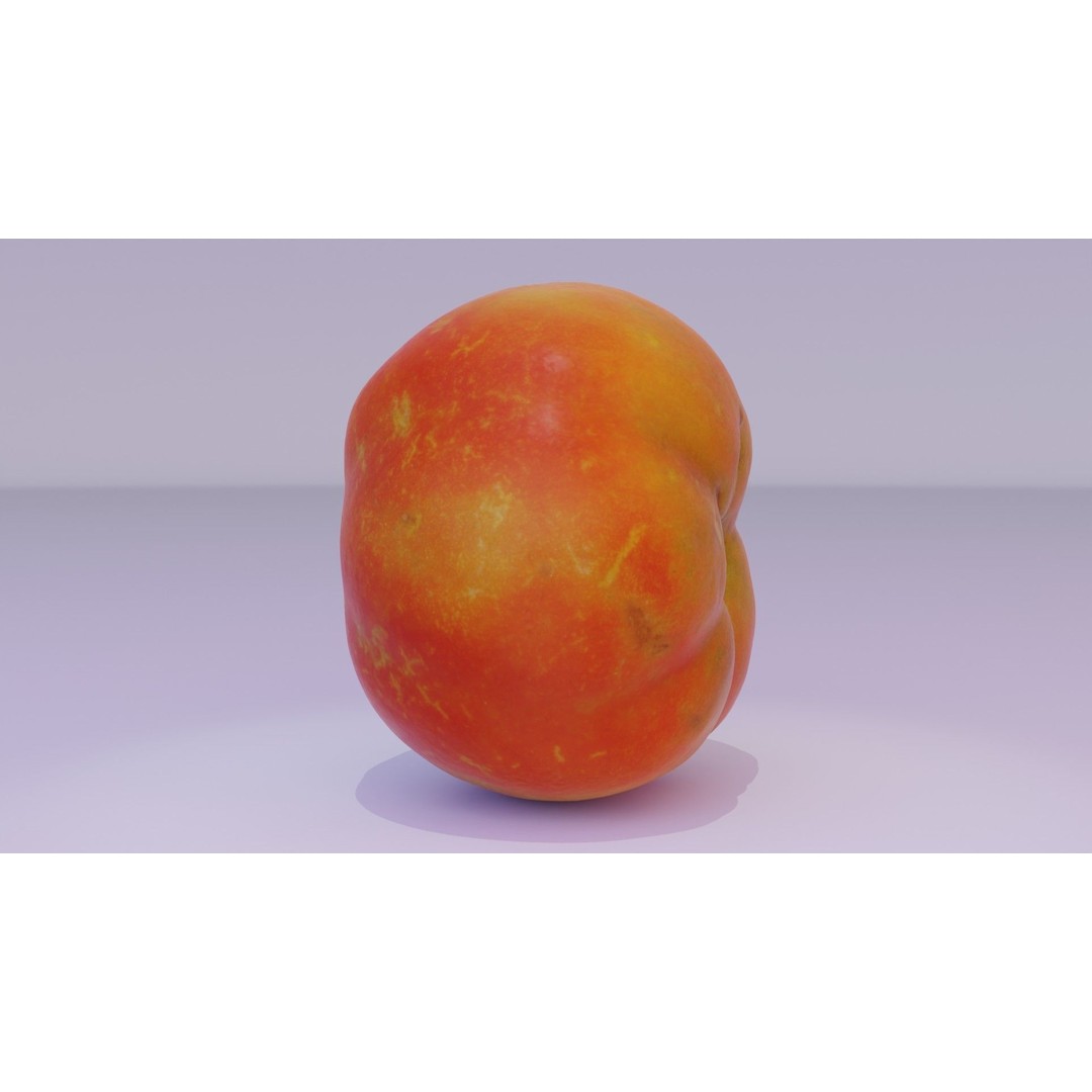 Tomato 3D Model – High Poly Photorealistic Asset for Rendering - View 16