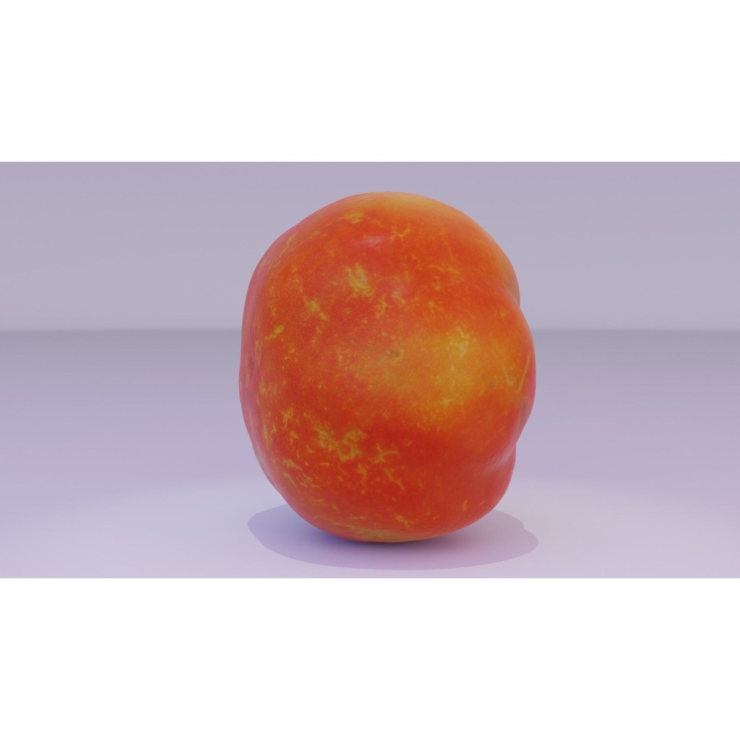 Tomato 3D Model – High Poly Photorealistic Asset for Rendering - View 17