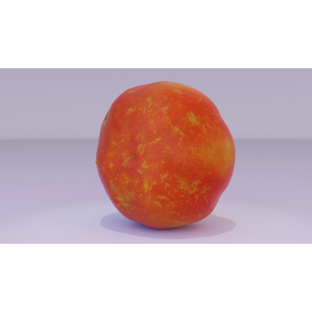 Tomato 3D Model – High Poly Photorealistic Asset for Rendering - View 18
