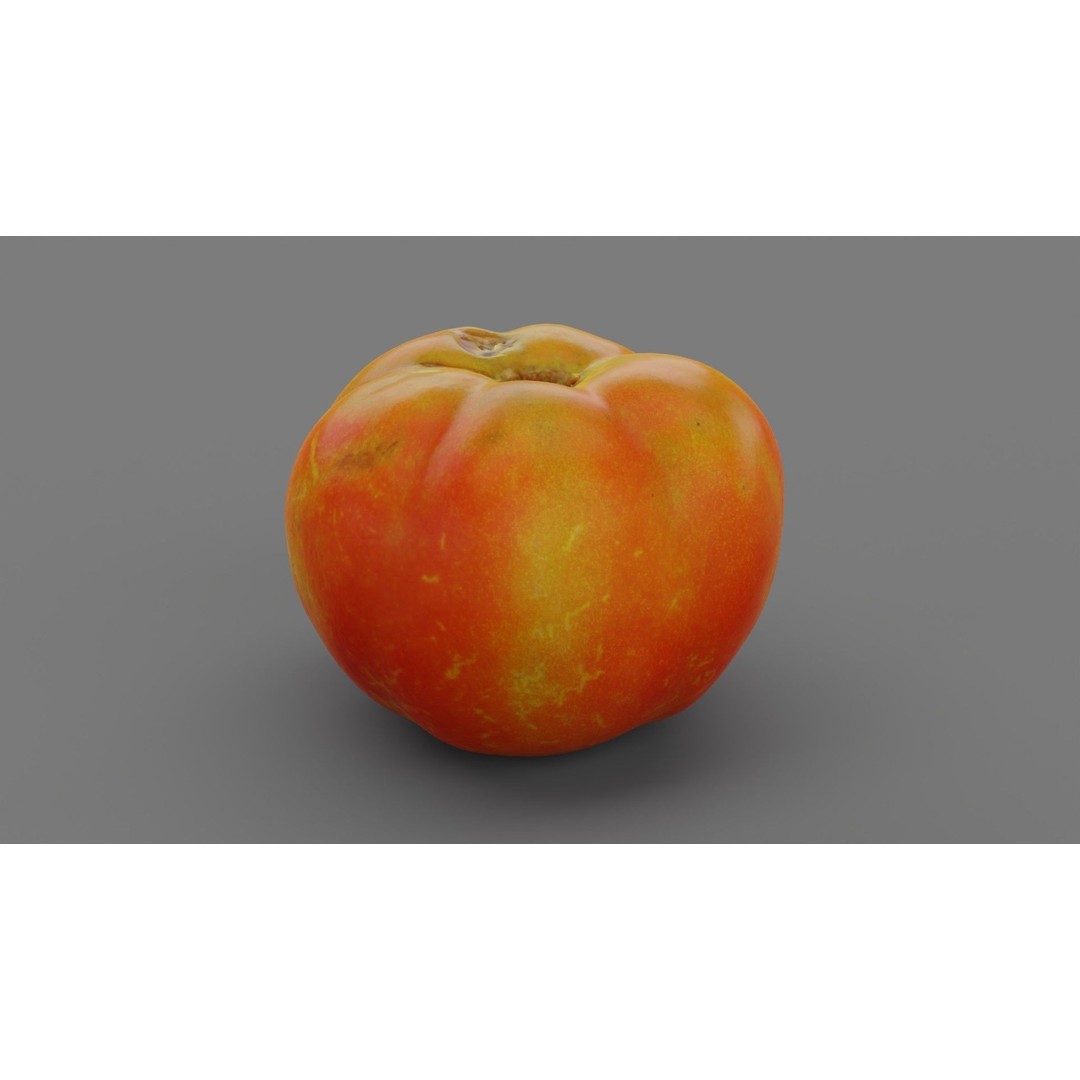 Tomato 3D Model – High Poly Photorealistic Asset for Rendering - View 23