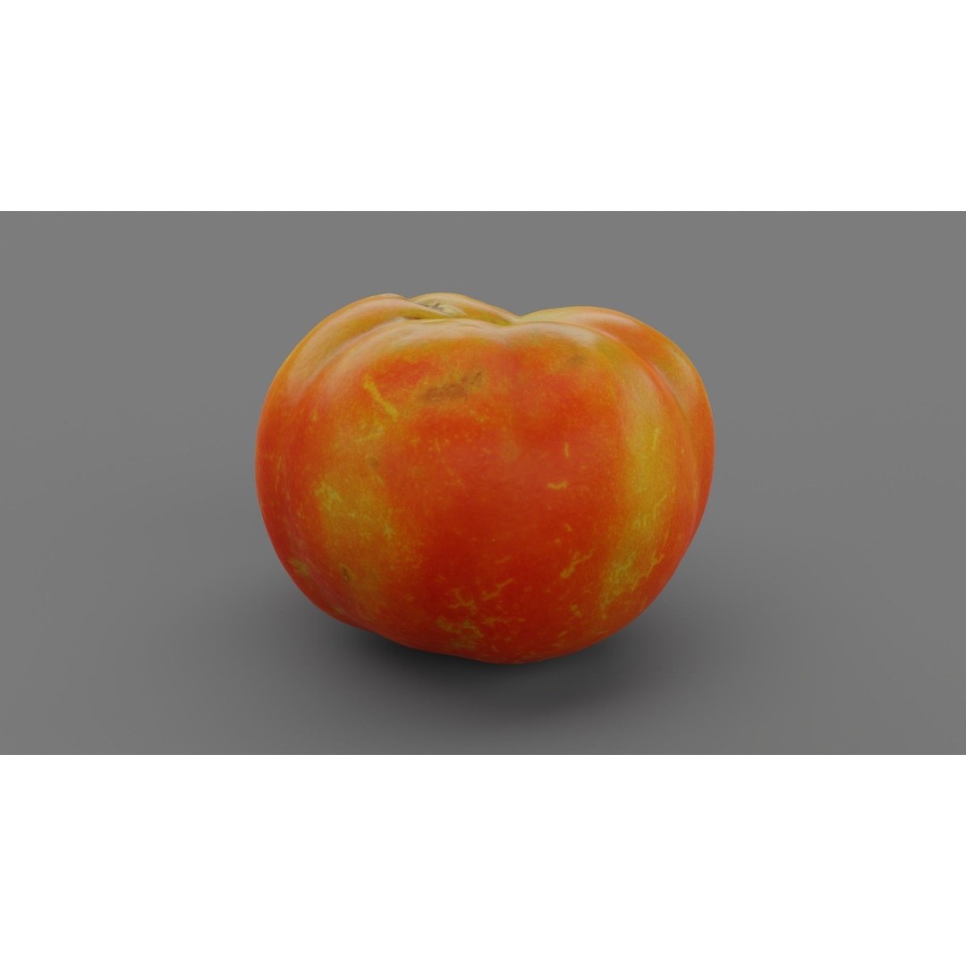 Tomato 3D Model – High Poly Photorealistic Asset for Rendering - View 24