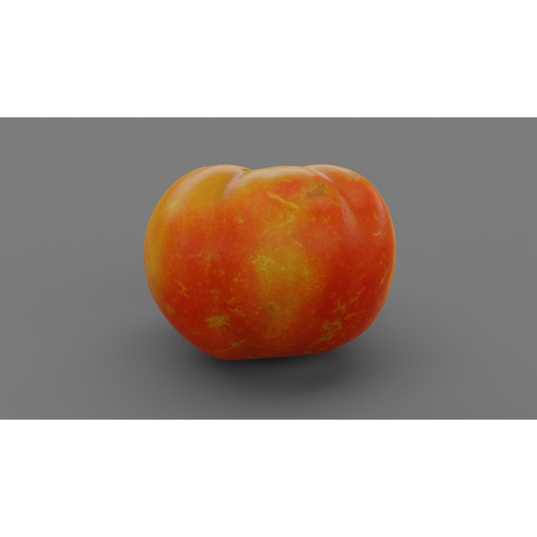 Tomato 3D Model – High Poly Photorealistic Asset for Rendering - View 25