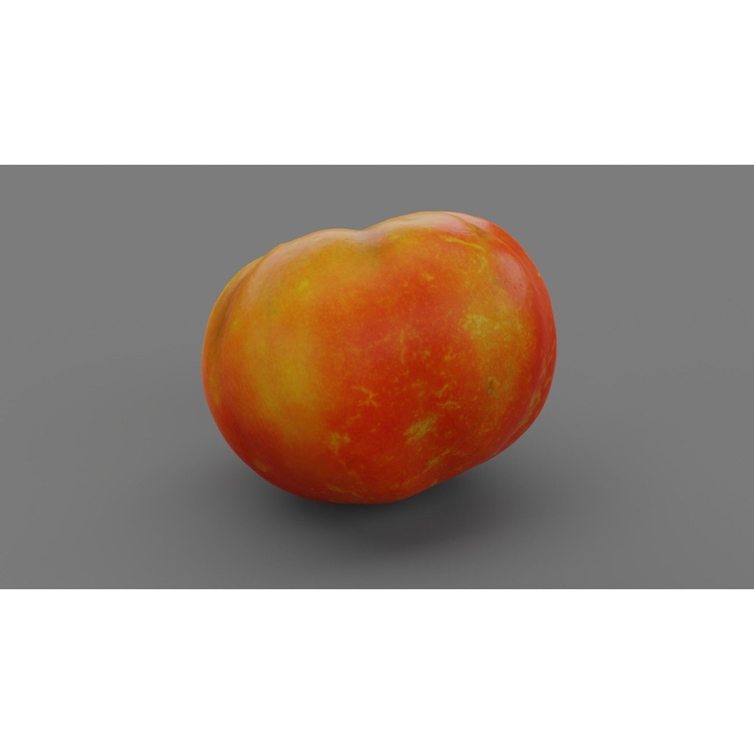 Tomato 3D Model – High Poly Photorealistic Asset for Rendering - View 26