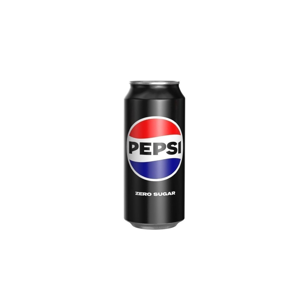 Pepsi Zero Drink Can 3D Model – Low Poly PBR Beverage Asset, FBX - View 11