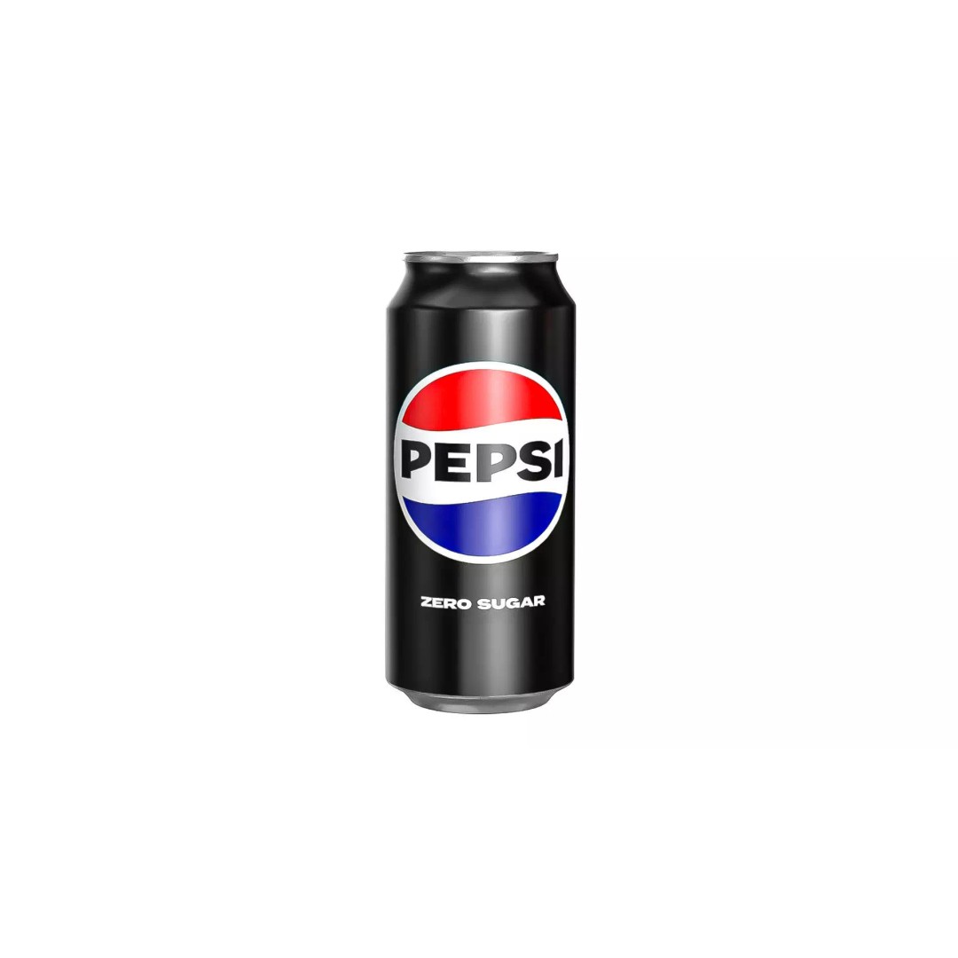 Pepsi Zero Drink Can 3D Model – Low Poly PBR Beverage Asset, FBX - View 2
