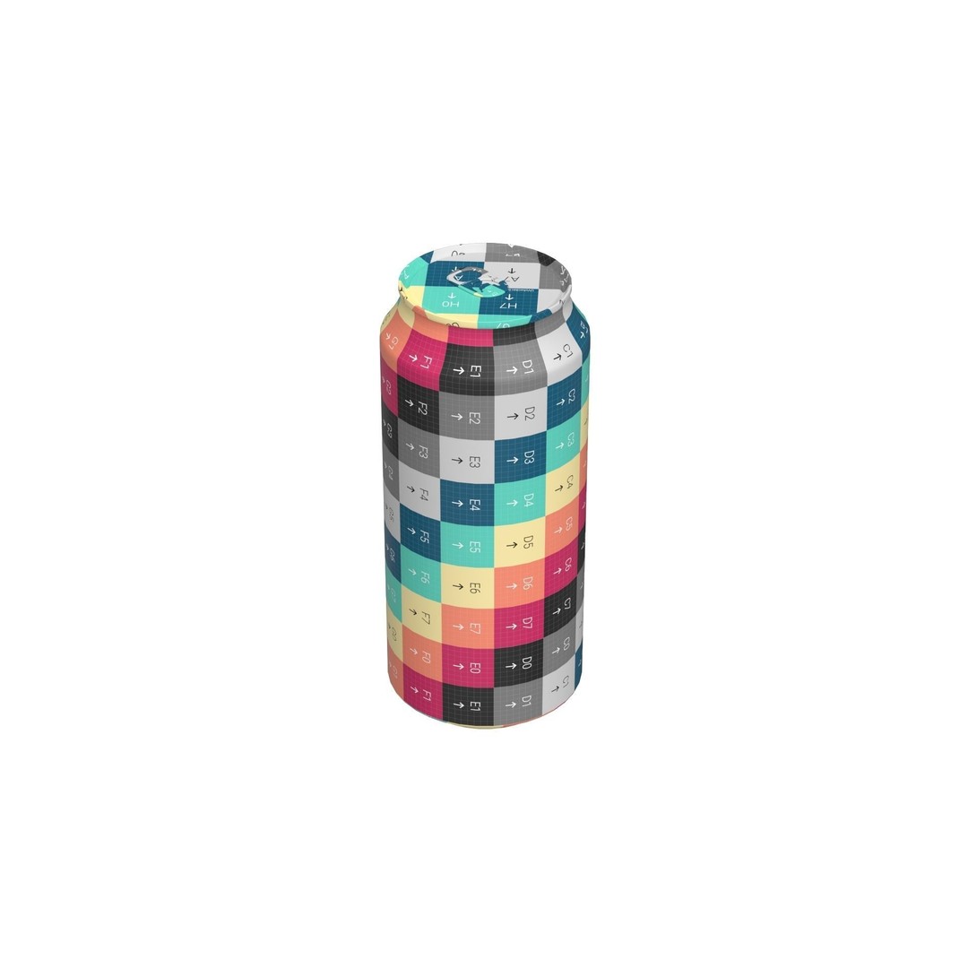 Pepsi Zero Drink Can 3D Model – Low Poly PBR Beverage Asset, FBX - View 20