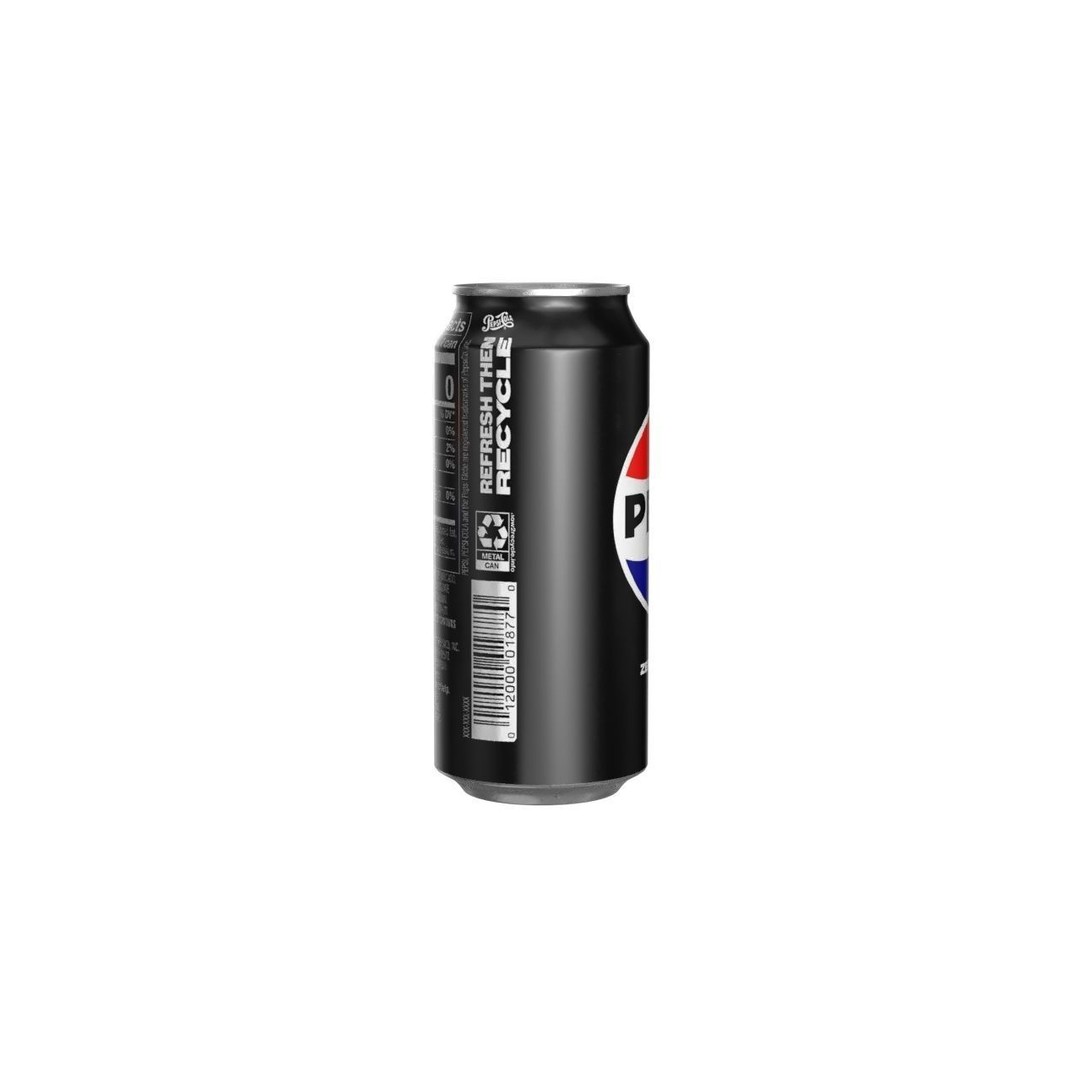 Pepsi Zero Drink Can 3D Model – Low Poly PBR Beverage Asset, FBX - View 4