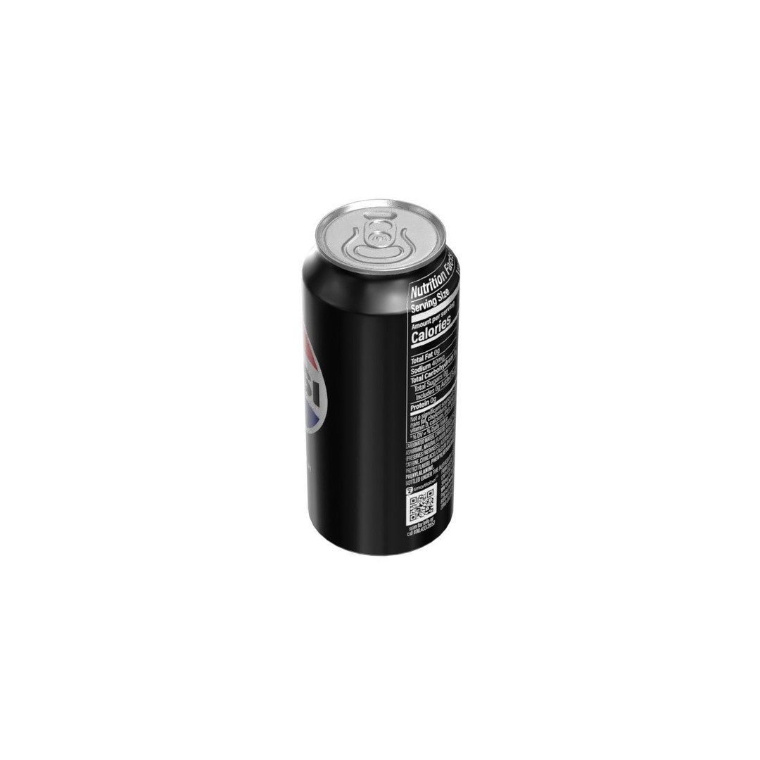 Pepsi Zero Drink Can 3D Model – Low Poly PBR Beverage Asset, FBX - View 9